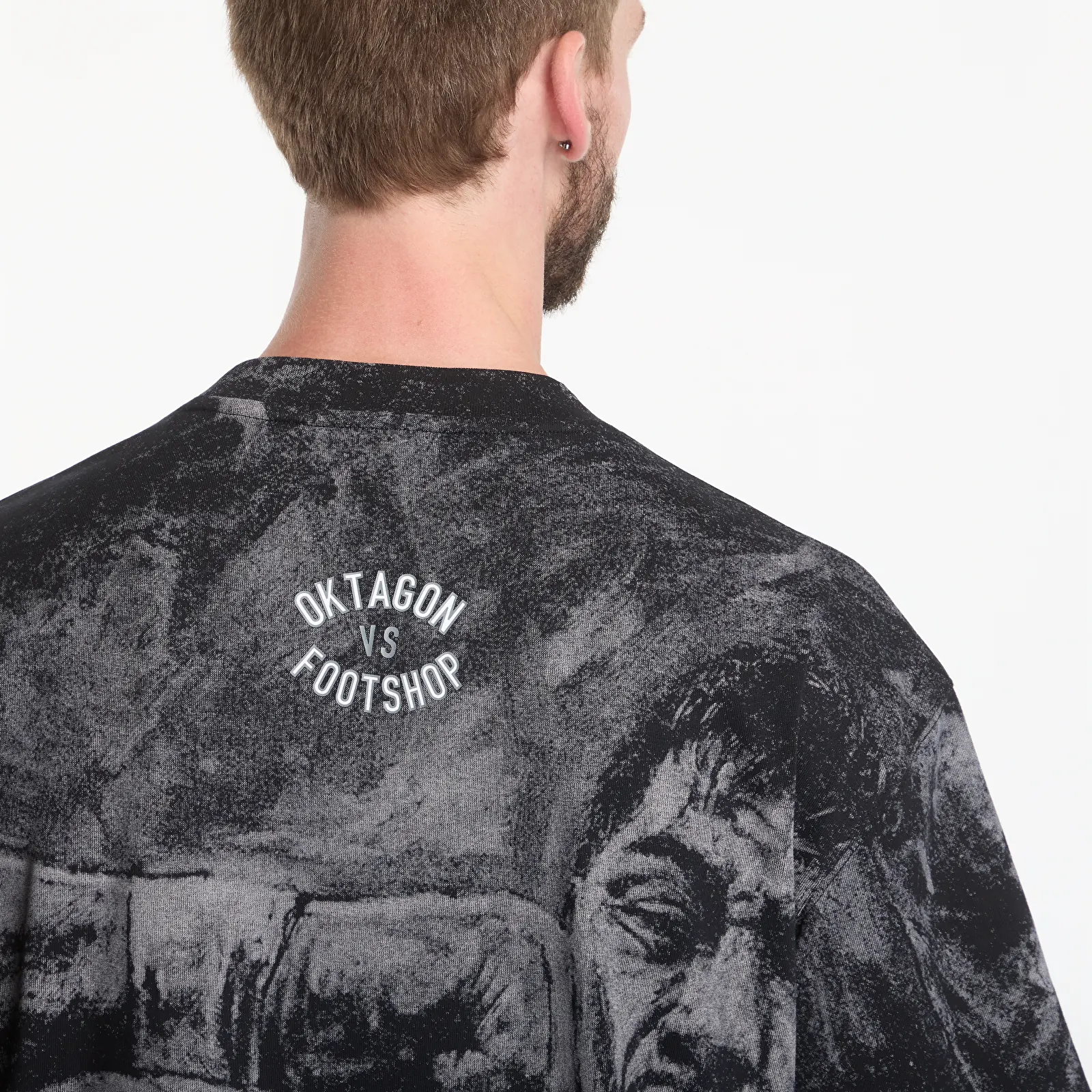 Футболки Footshop x Oktagon Heavy Tee Black