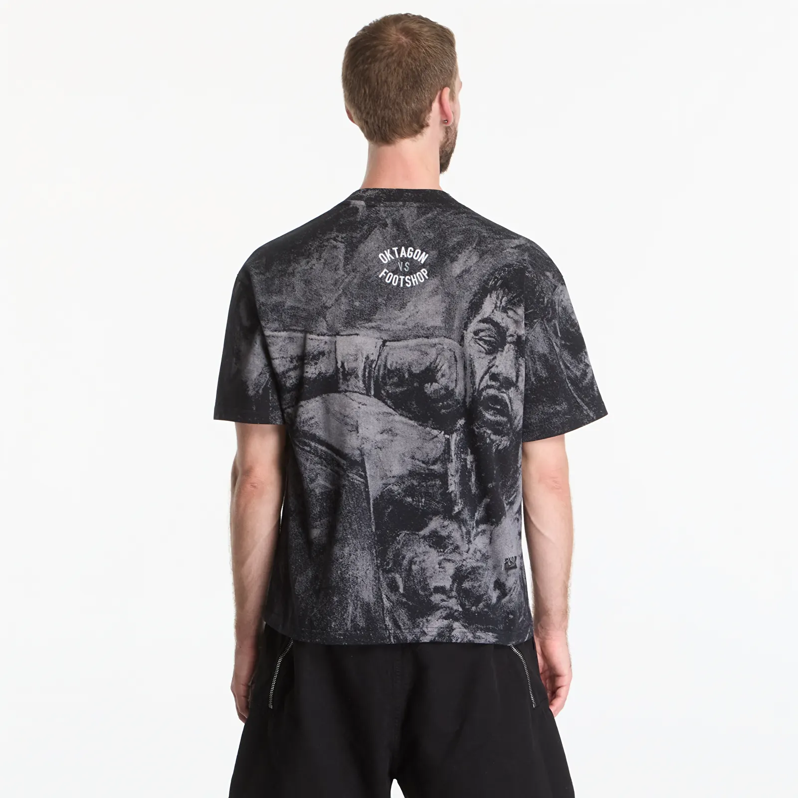 Футболки Footshop x Oktagon Heavy Tee Black