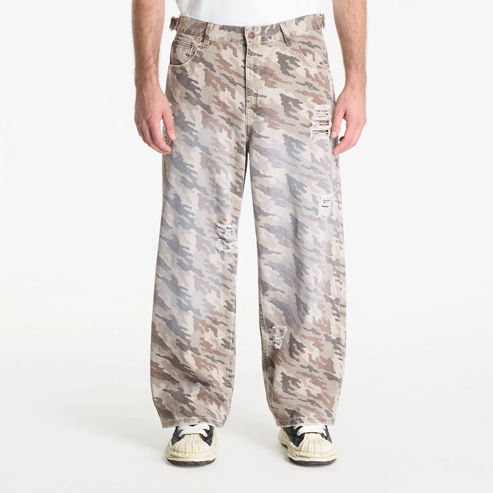 Τζιν Footshop x Oktagon Camo Pants Brown