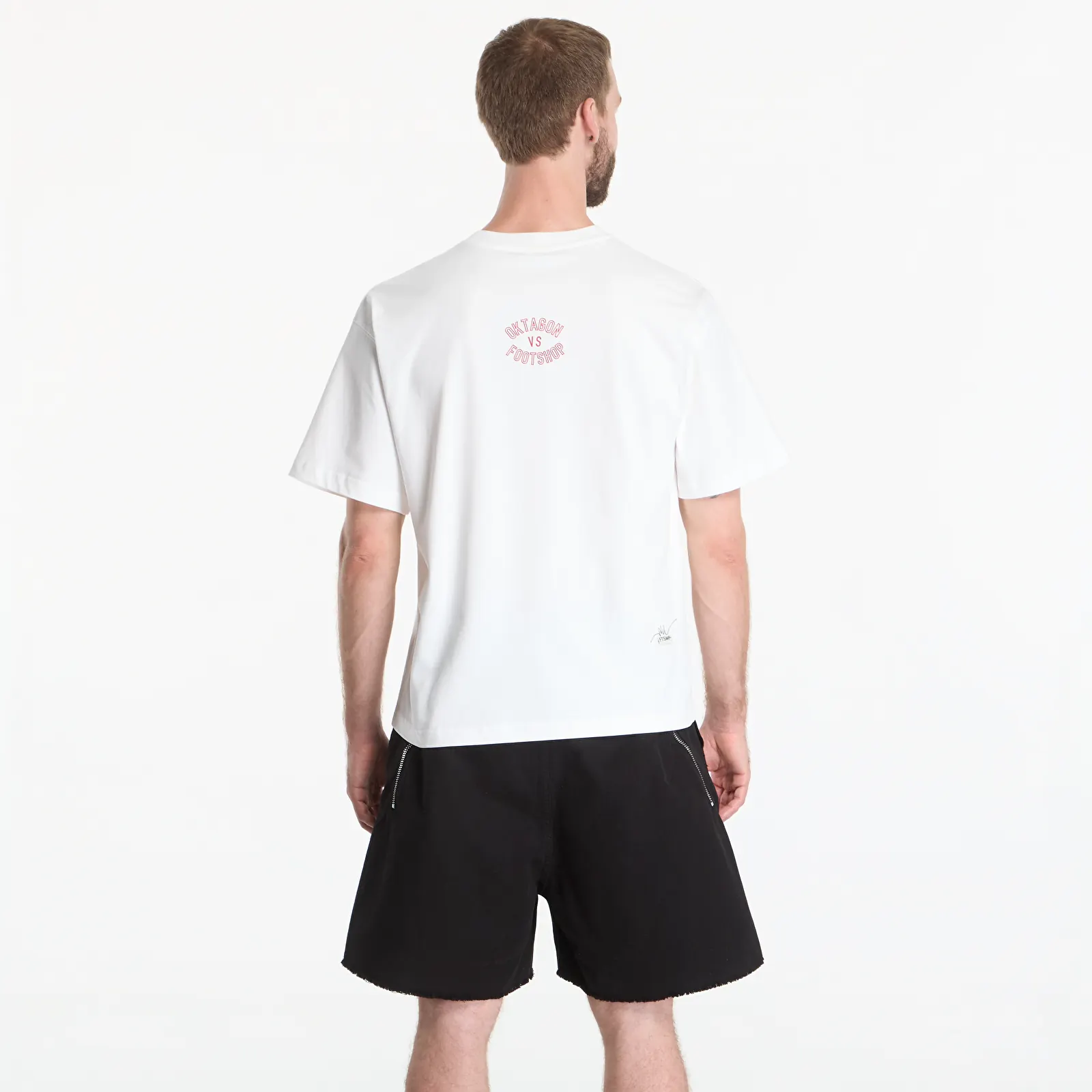 T-shirts Footshop x Oktagon T-Shirt Fighters White