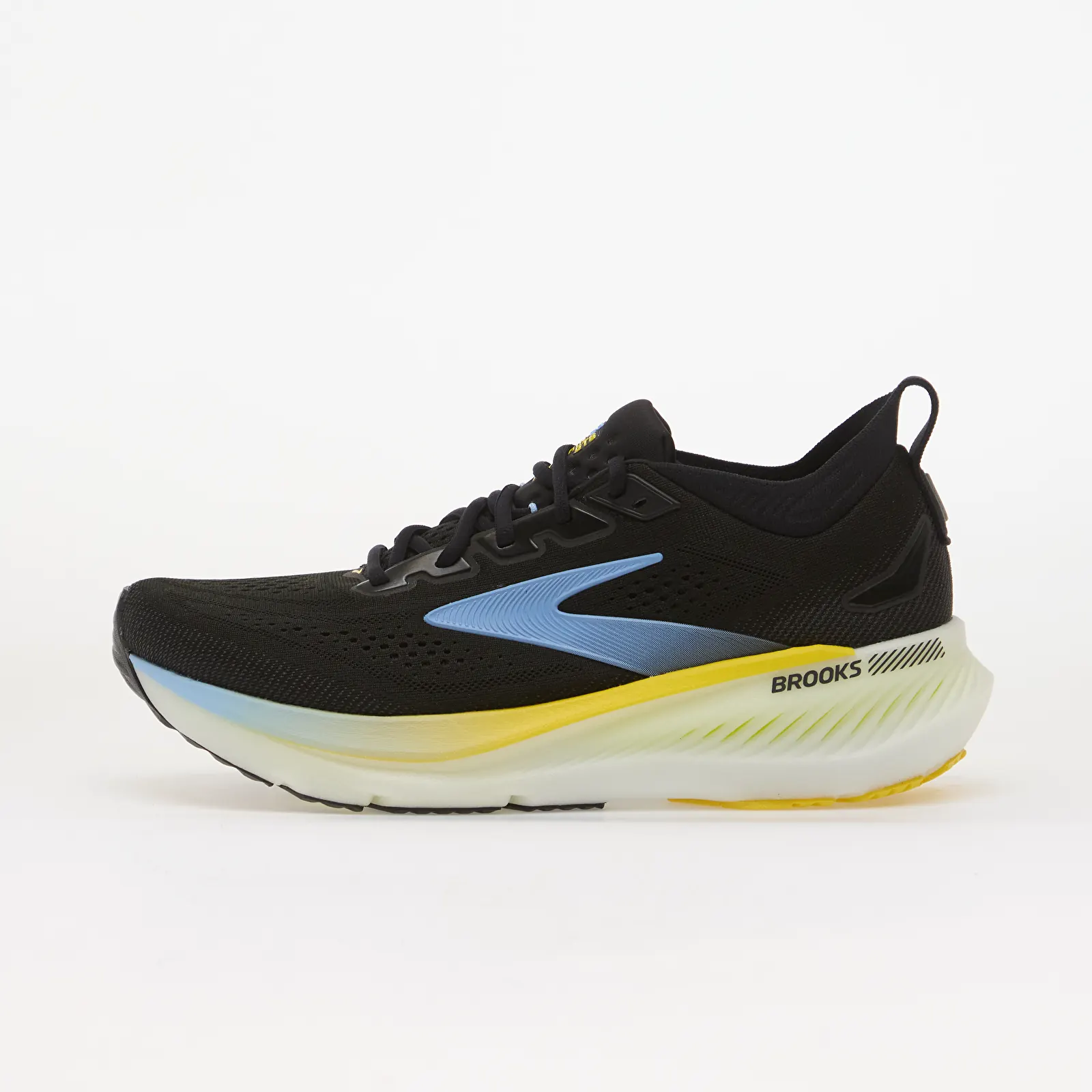 Men's shoes Brooks Glycerin GTS 23 Black/ Cyber Yellow/ Nightlife