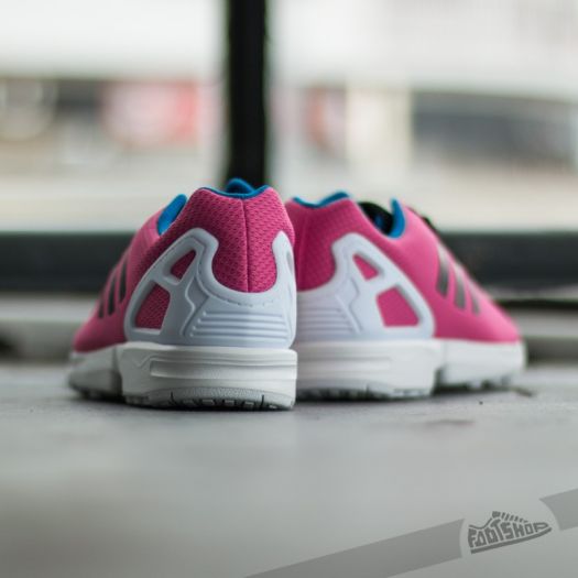 Adidas zx flux hotsell femme grise et rose