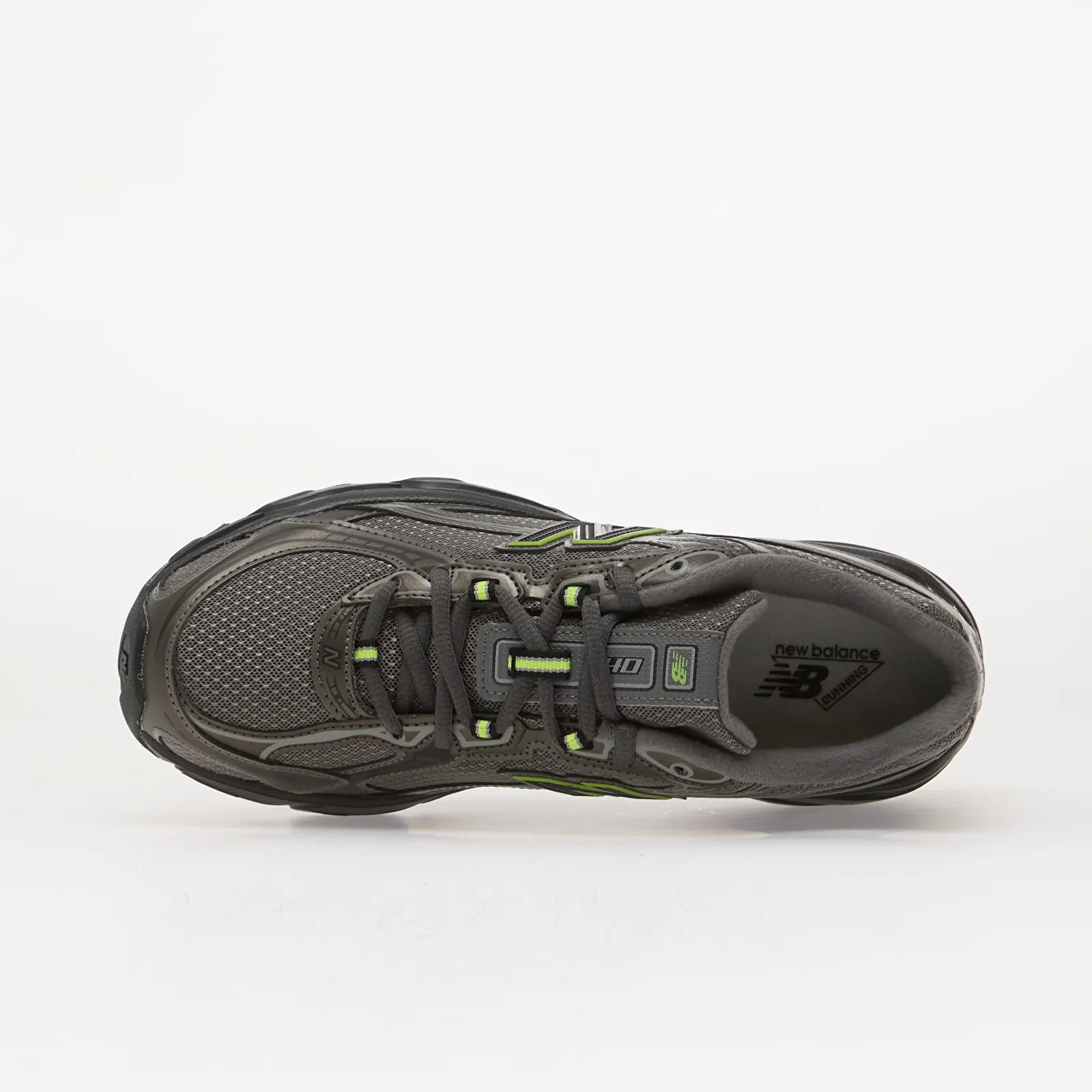 Pánské tenisky a boty New Balance Kids 740 Black Metallic/ Alkaline Green