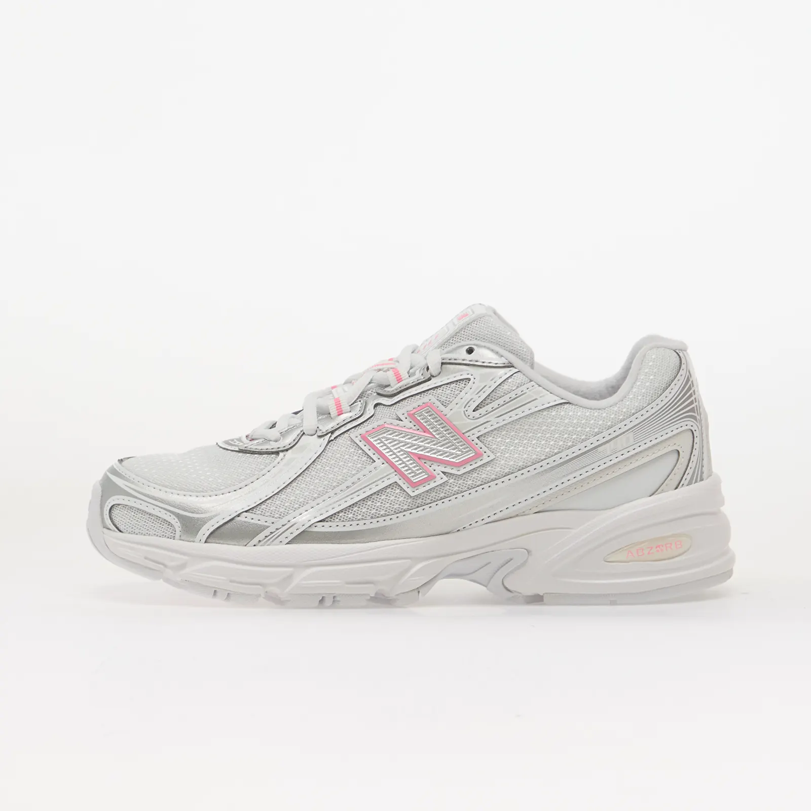 Pánské tenisky a boty New Balance Kids 740 Silver Metallic/ Signal Pink
