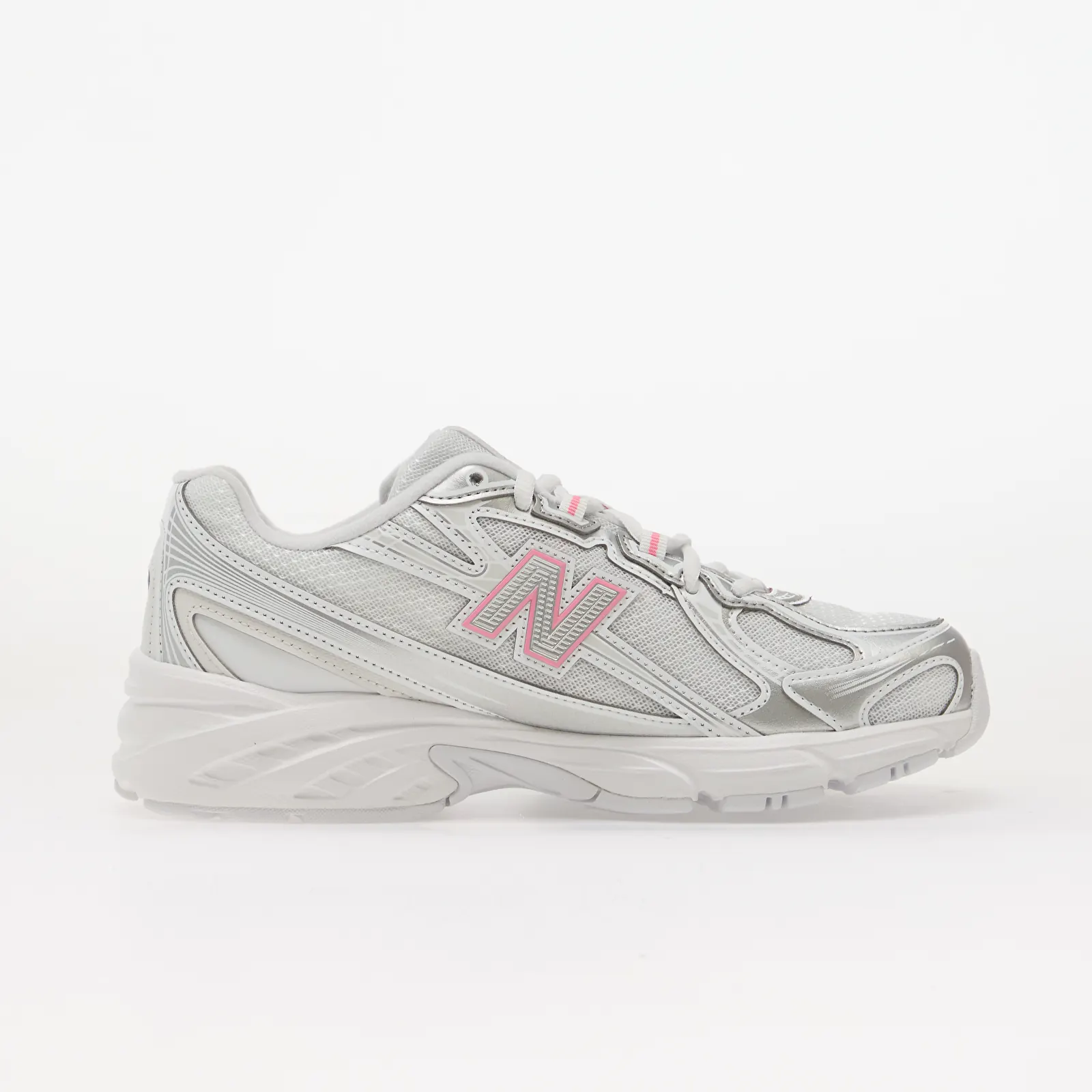 Pánské tenisky a boty New Balance Kids 740 Silver Metallic/ Signal Pink