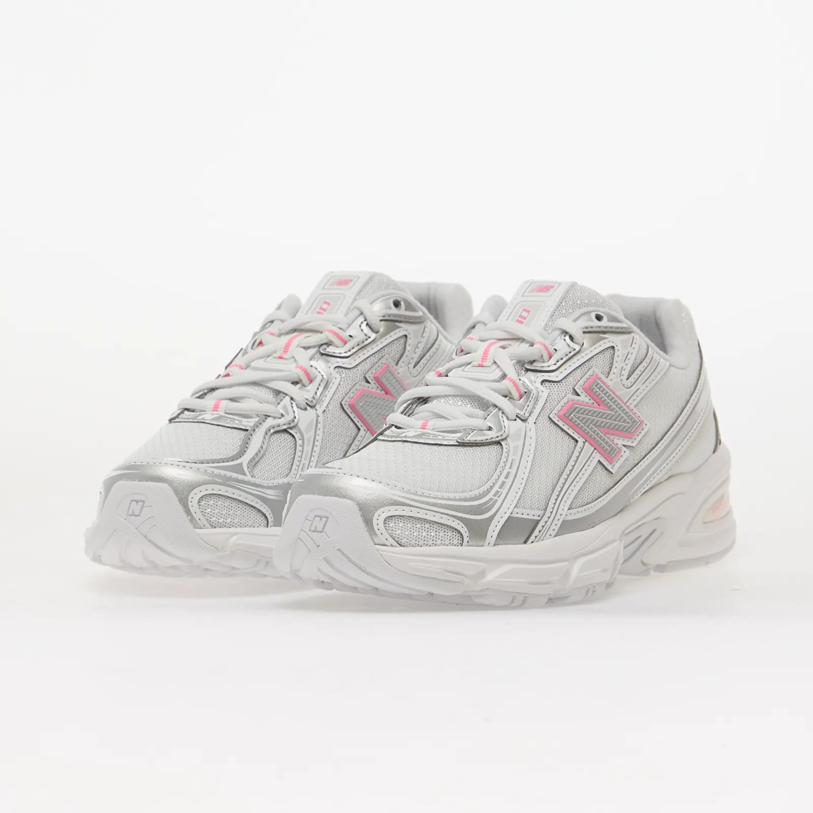 Pánské tenisky a boty New Balance Kids 740 Silver Metallic/ Signal Pink