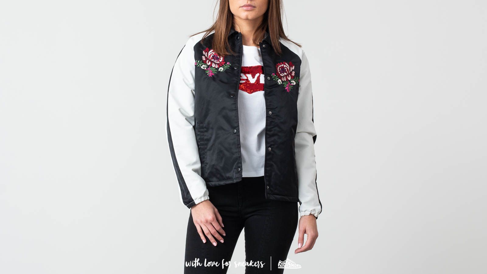 Jackets Vans Outshine Thanks Coach Bomber Jacket Black
