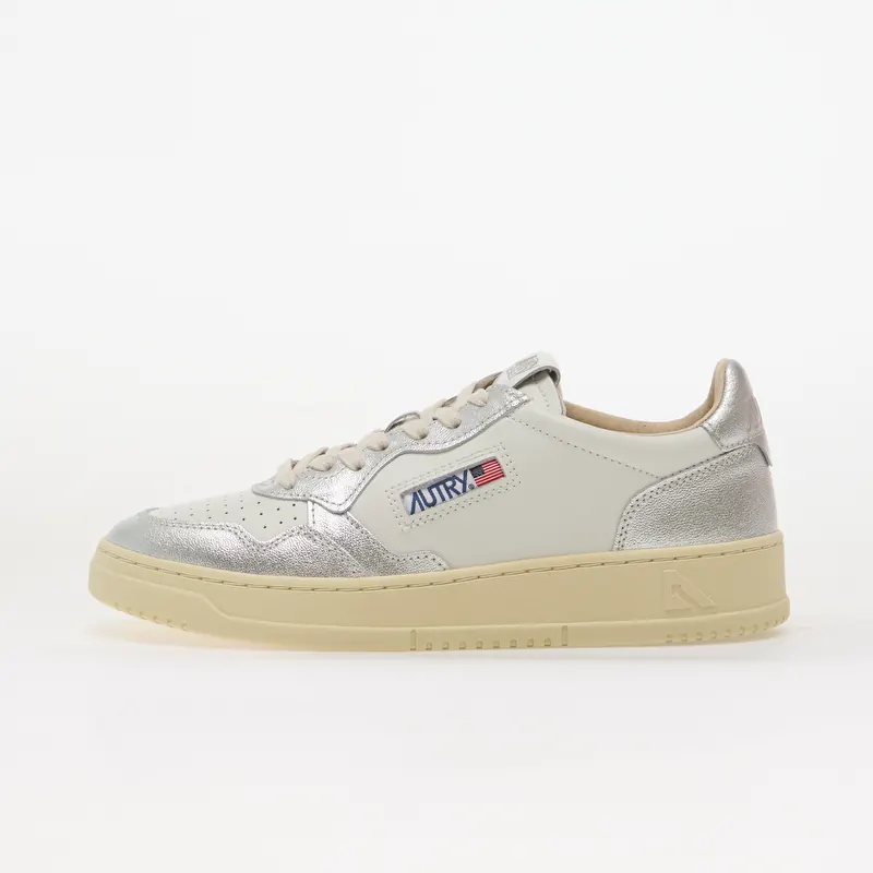 Autry Medalist Low Woman Silver/ White