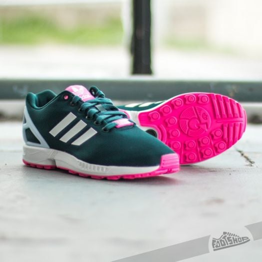 Damen Sneaker und Schuhe adidas ZX Flux W Petrol Ink Ftwr White Solar Pink Footshop