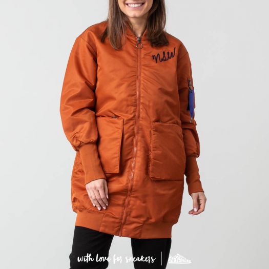 nike orange parka