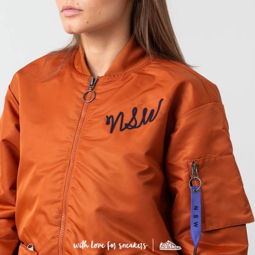 nike orange parka