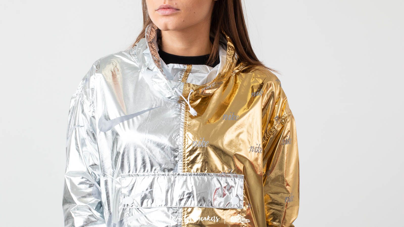 Gold and silver nike jacket clearance