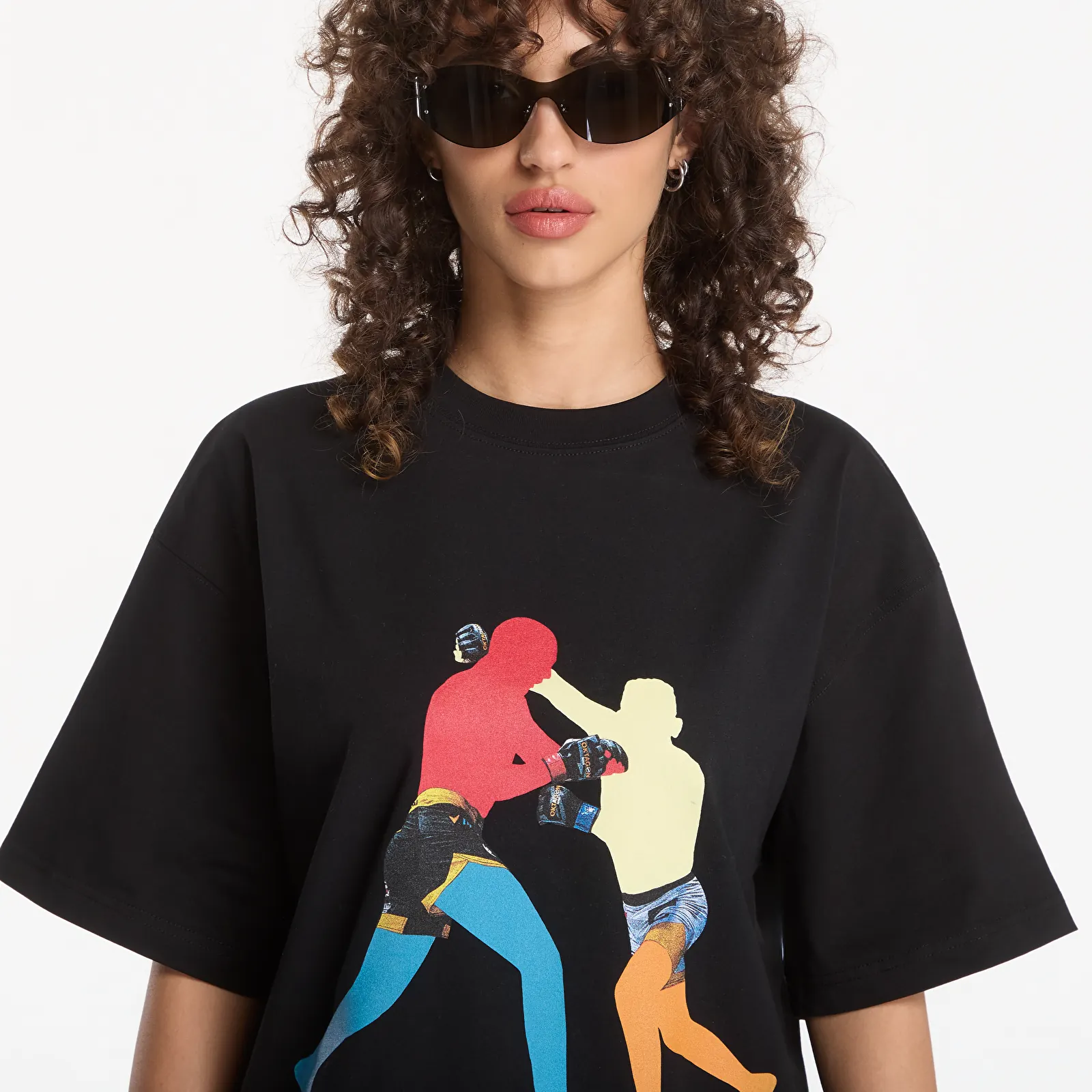 T-Shirts Footshop x Oktagon T-Shirt Fighters Black