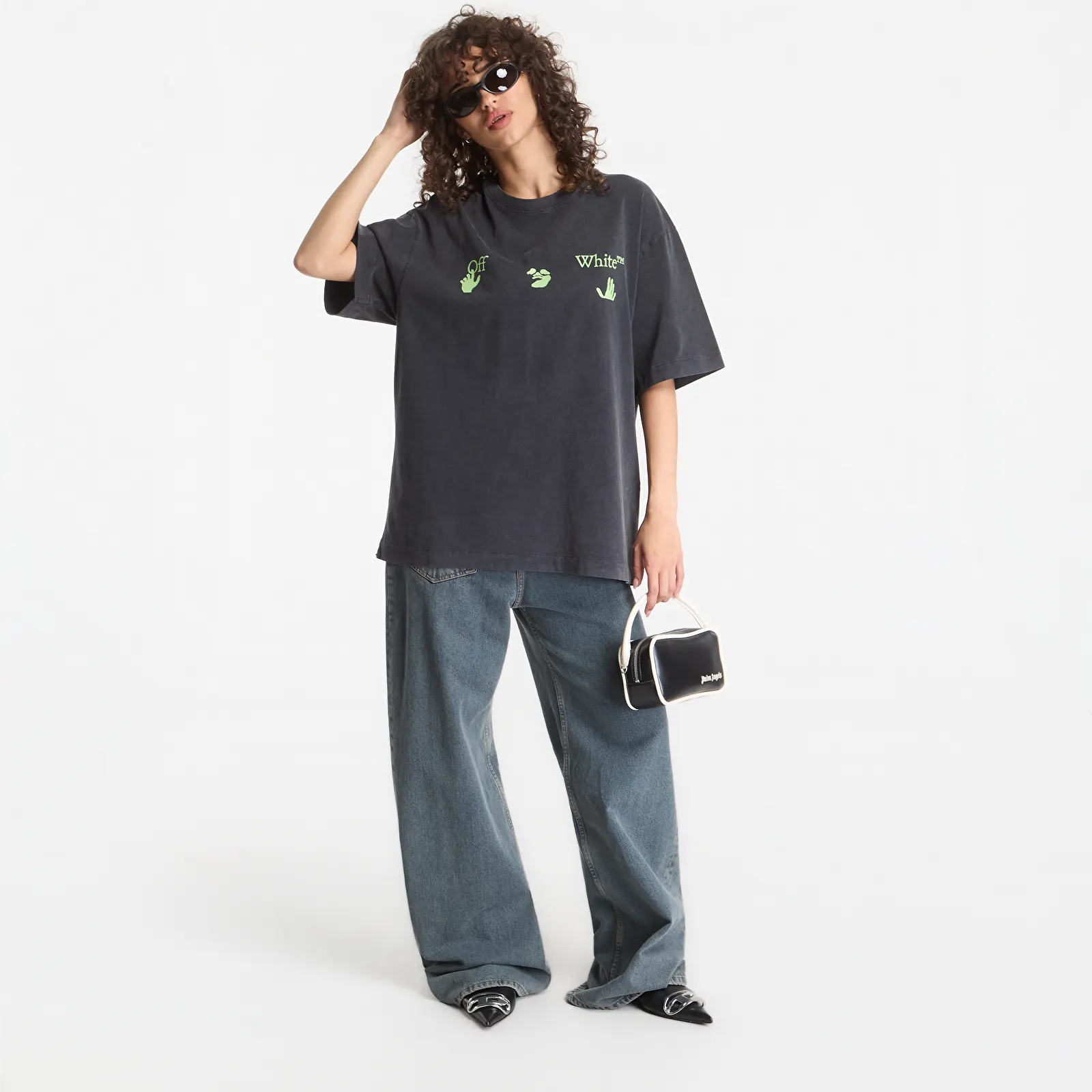   Μπλούζες Off-White Bacco Arrow Skate S/S Tee UNISEX Vintage Black
