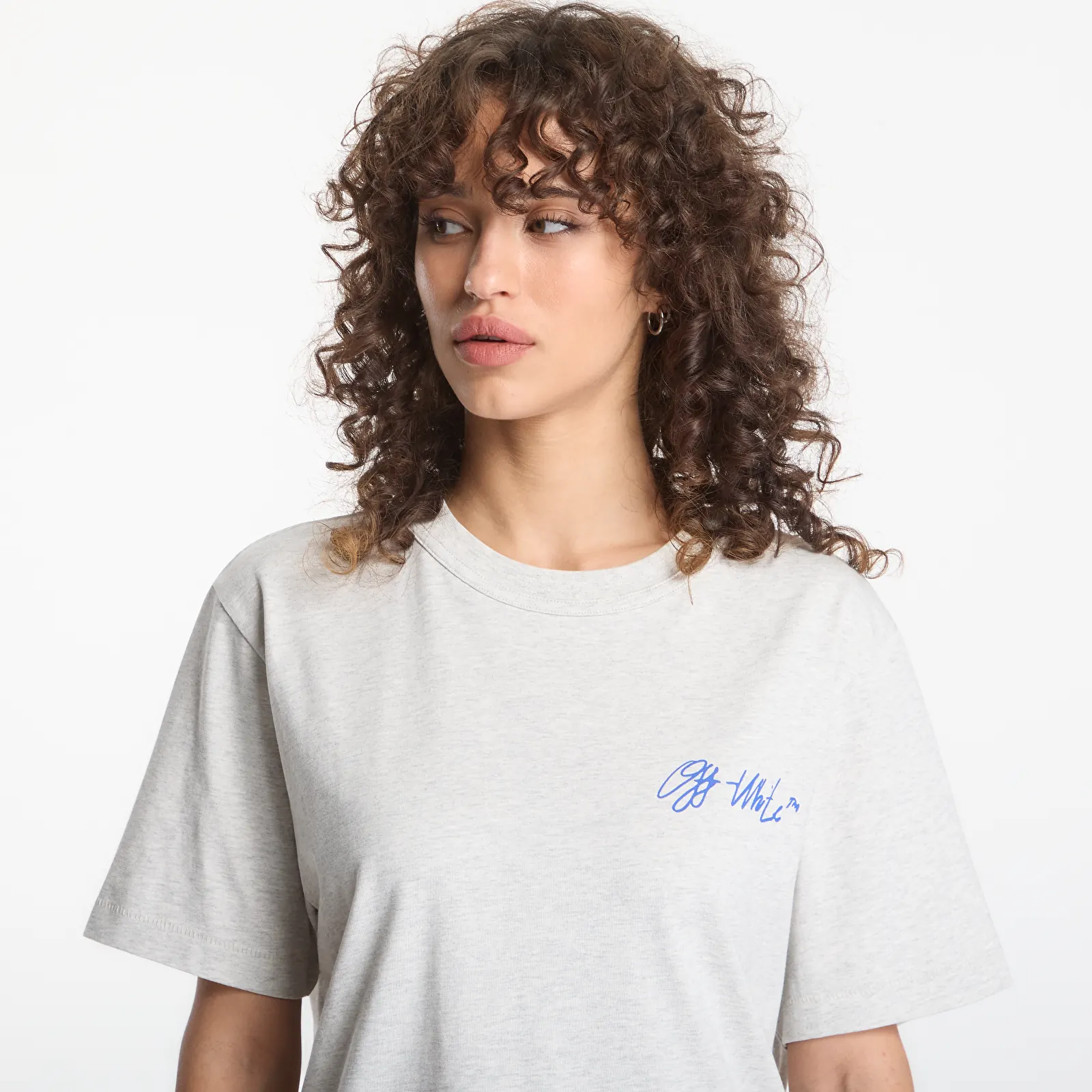 Camisetas Off-White Metal Flowers Regular S/S Tee UNISEX Grey Melange