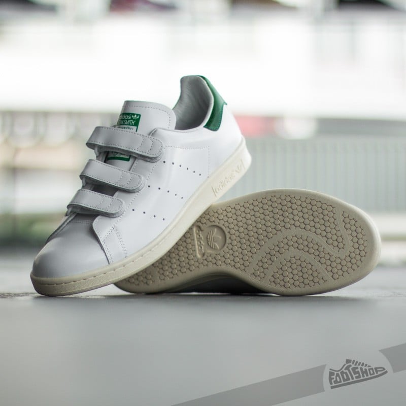 Adidas stan smith clearance cf white green