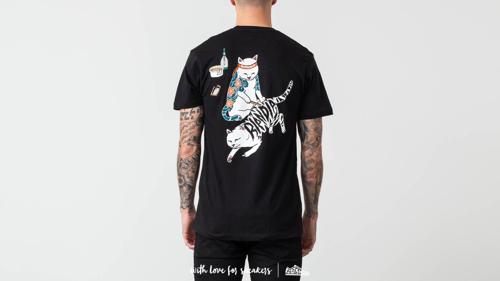 T-Shirts RIPNDIP Tattoo Nerm Tee Black