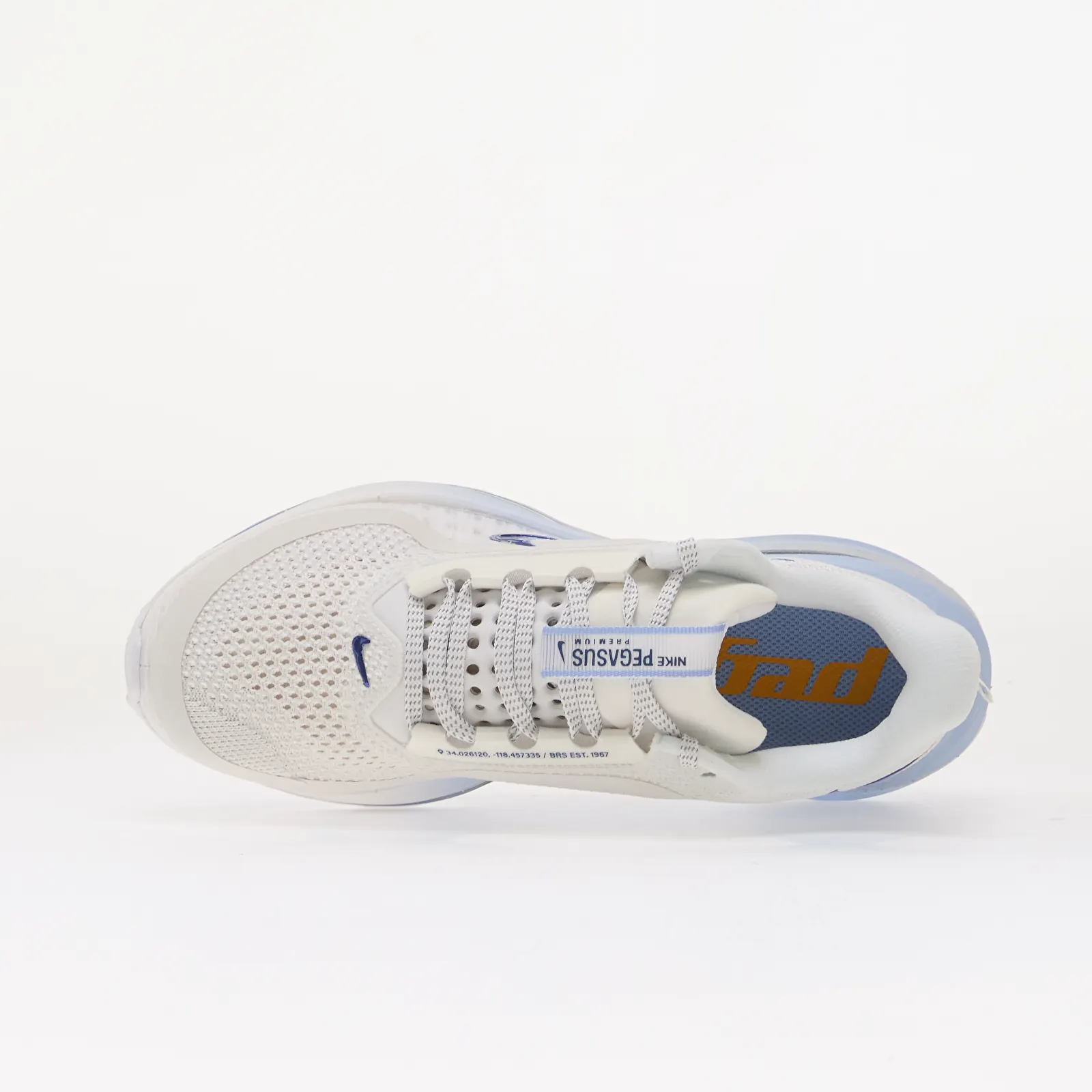 Γυναικεία παπούτσια Nike Pegasus Premium White/ Mystic Navy-Aluminum-Sundial