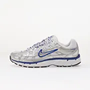 Nike P-6000 White/ Metallic Silver-Old Royal-Black