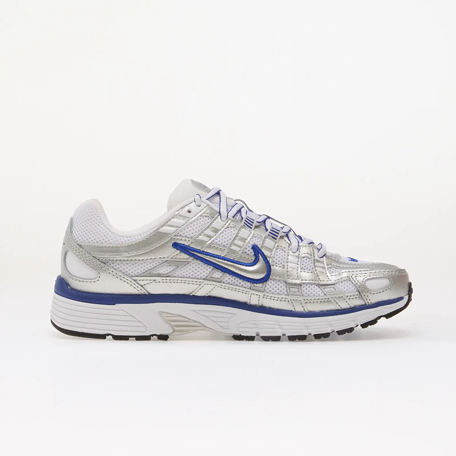 Női cipők Nike P-6000 White/ Metallic Silver-Old Royal-Black