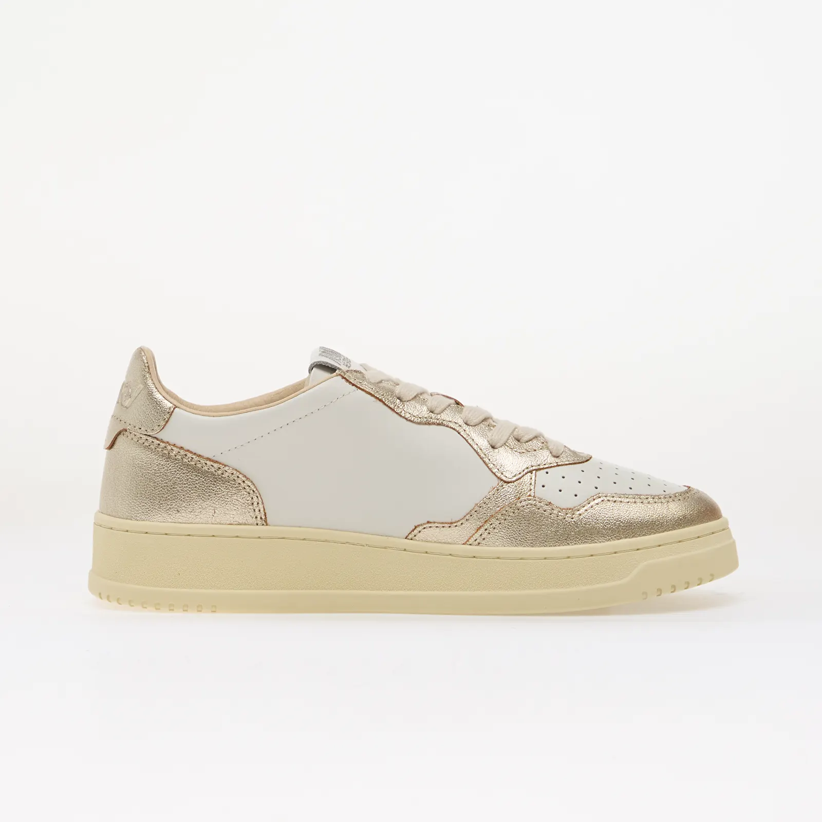 Sapatos de mulher Autry Medalist Low Woman White/ Platinum