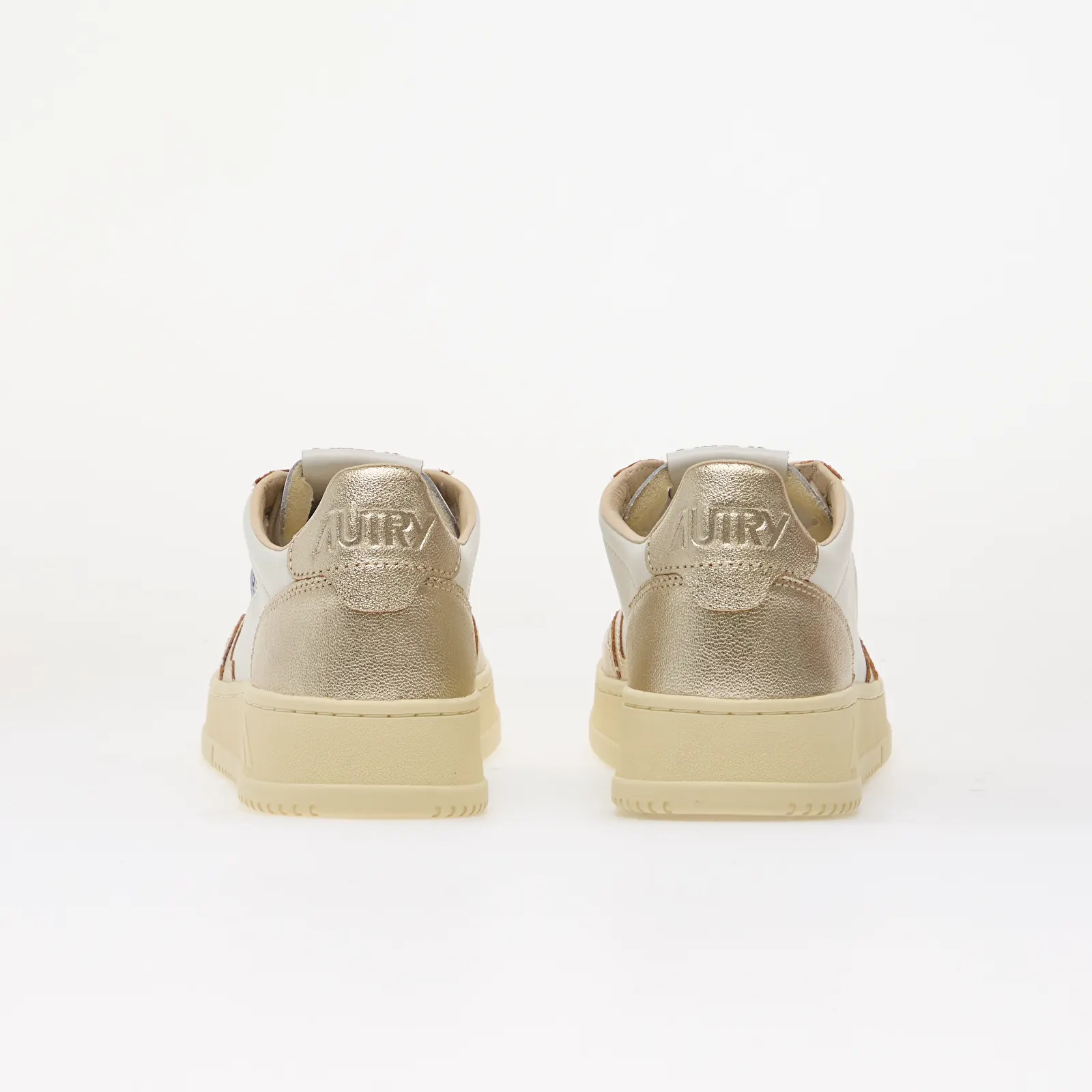 Sapatos de mulher Autry Medalist Low Woman White/ Platinum