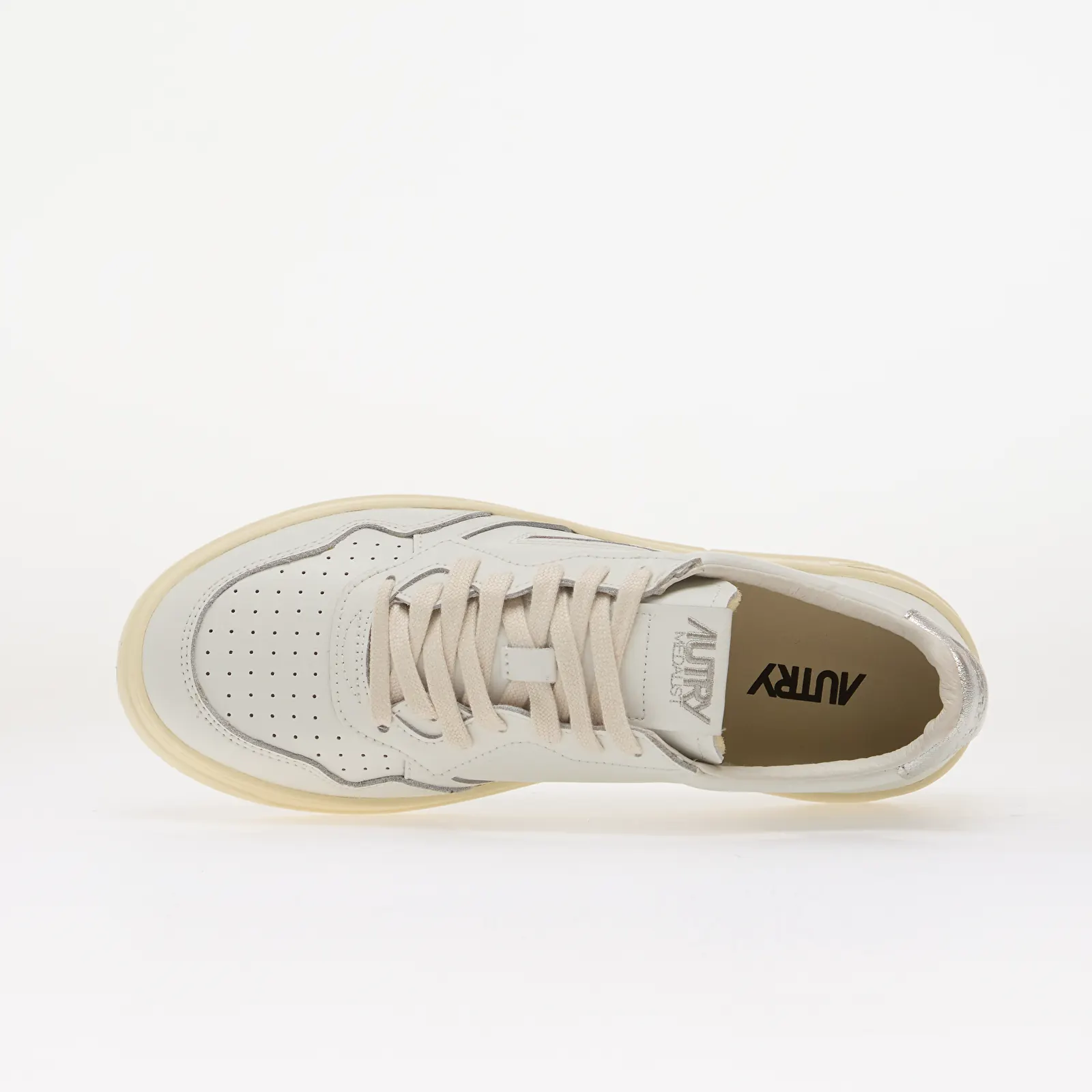 Skor för kvinnor Autry Medalist Low Woman White/ Silver