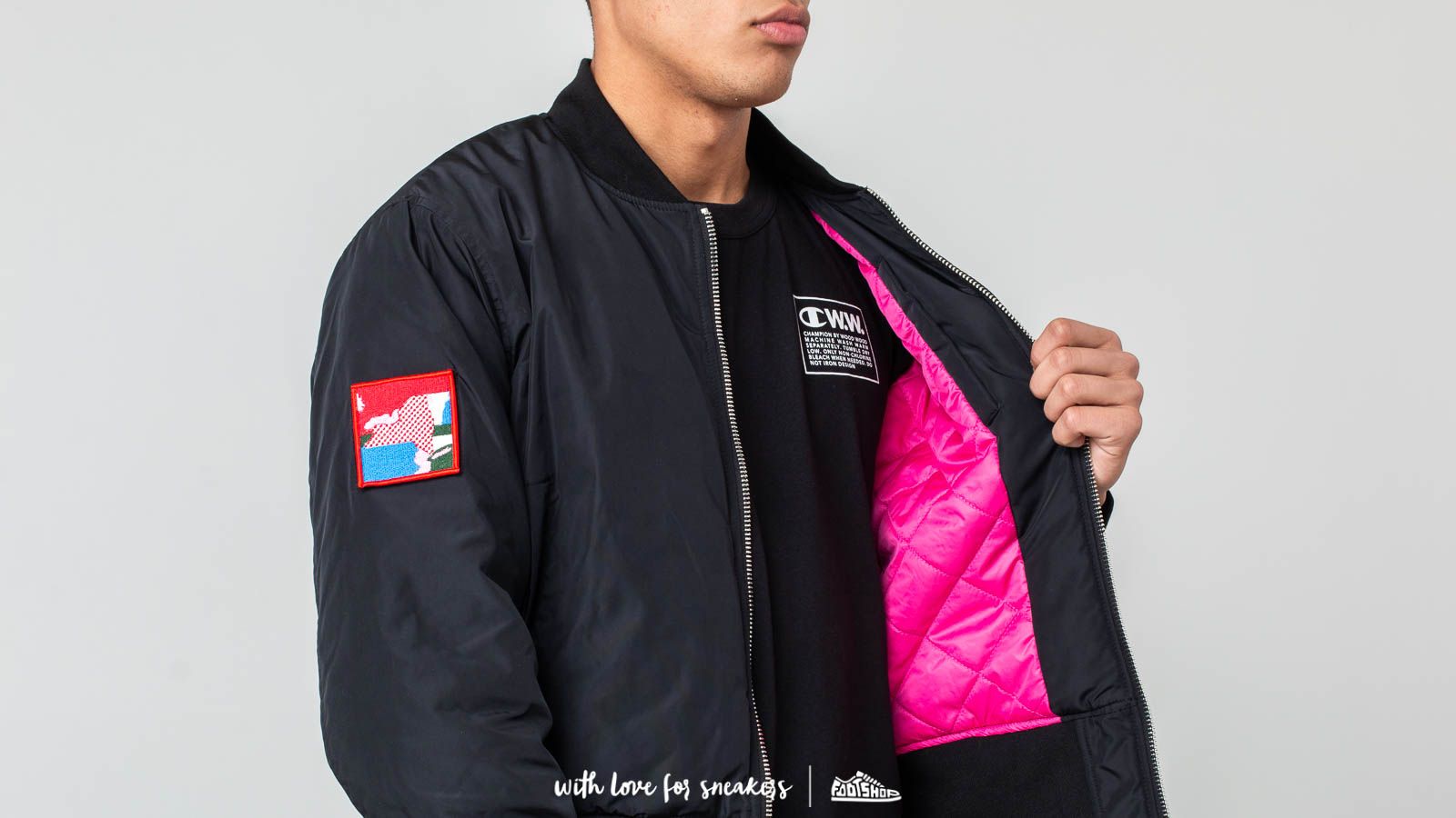 Chaquetas Champion x WOOD WOOD Danny Bomber Jacket Black
