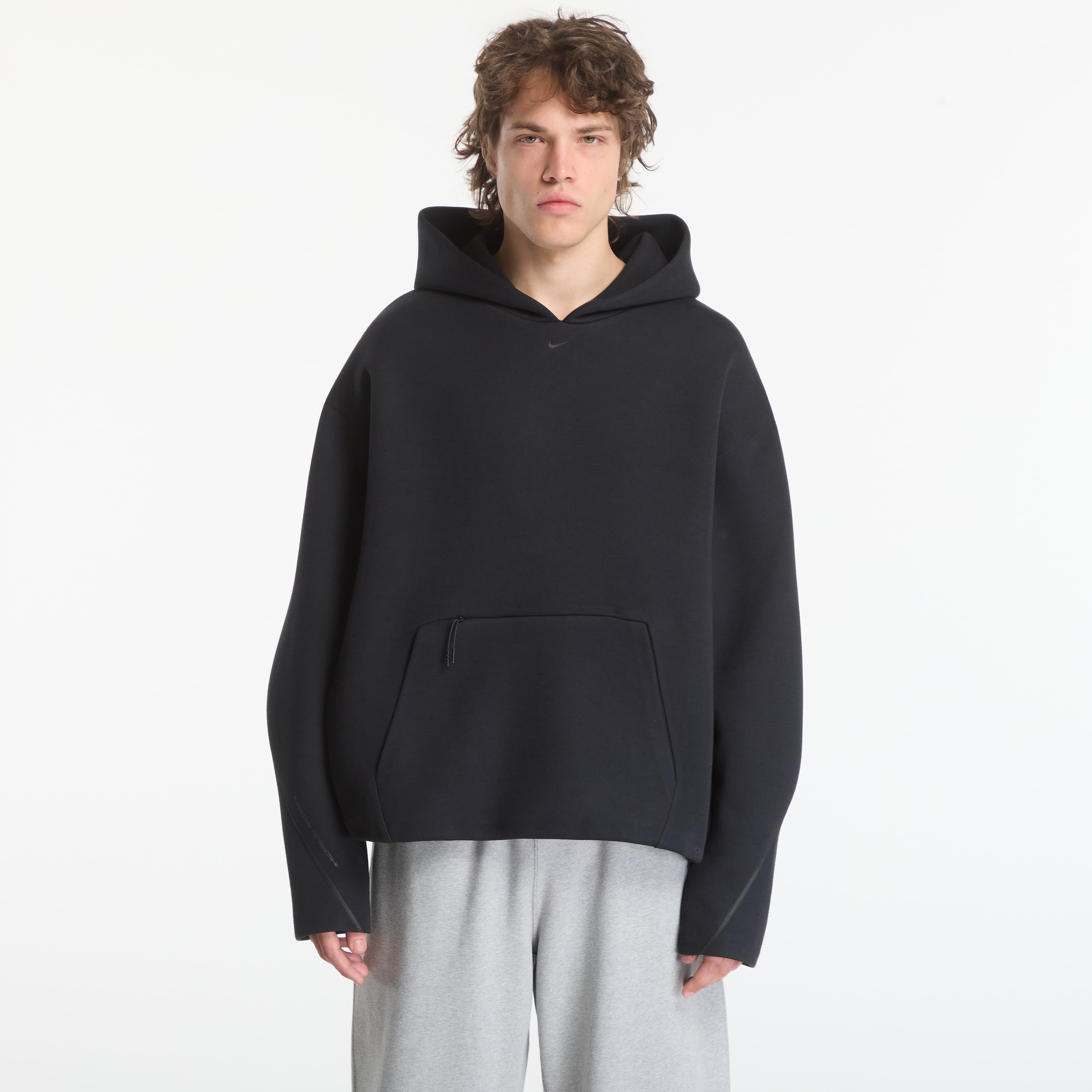 Суитшърт Nike Tech Men's Fleece Pullover Hoodie Black/ Black S