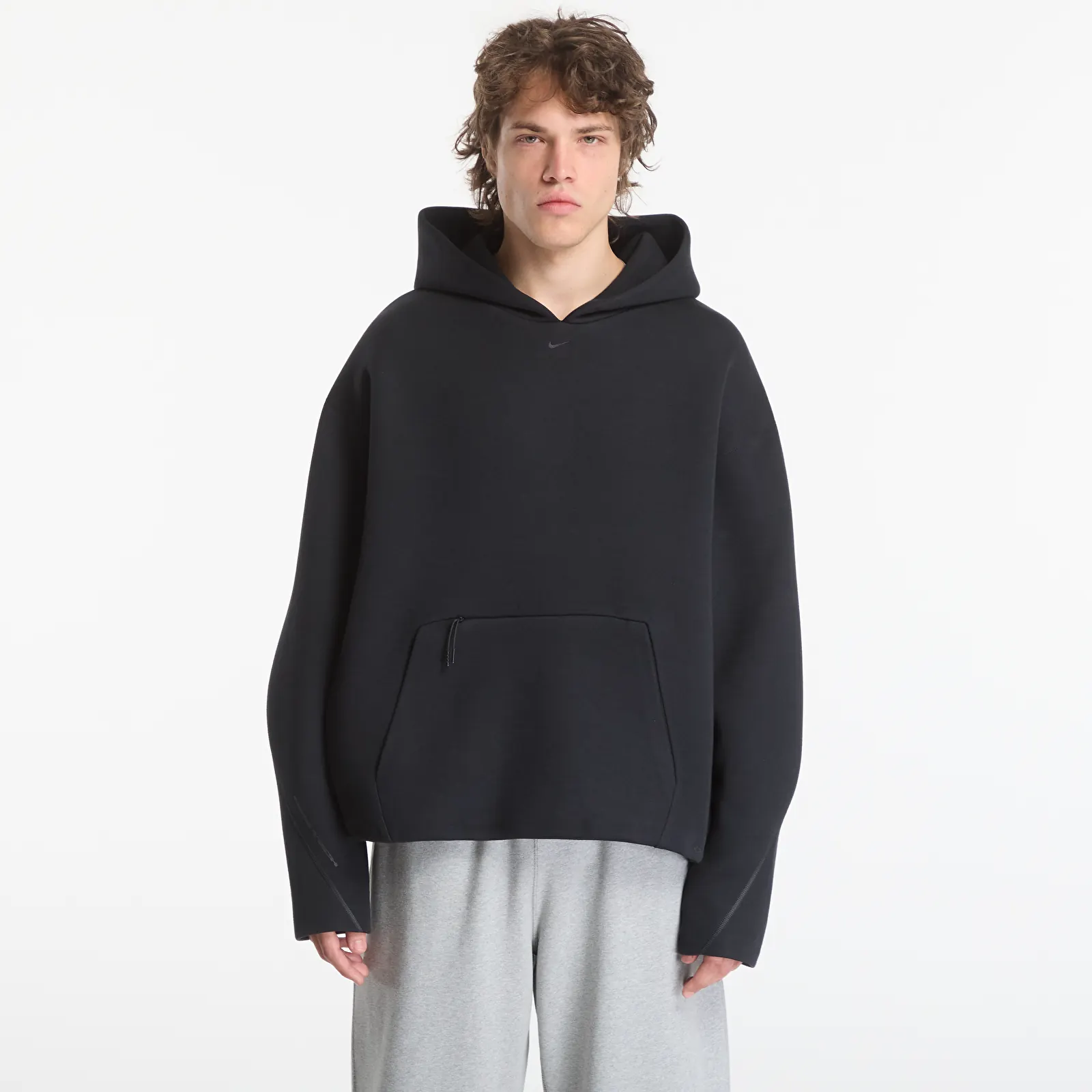 Hoodies en truien Nike Tech Men's Fleece Pullover Hoodie Black/ Black