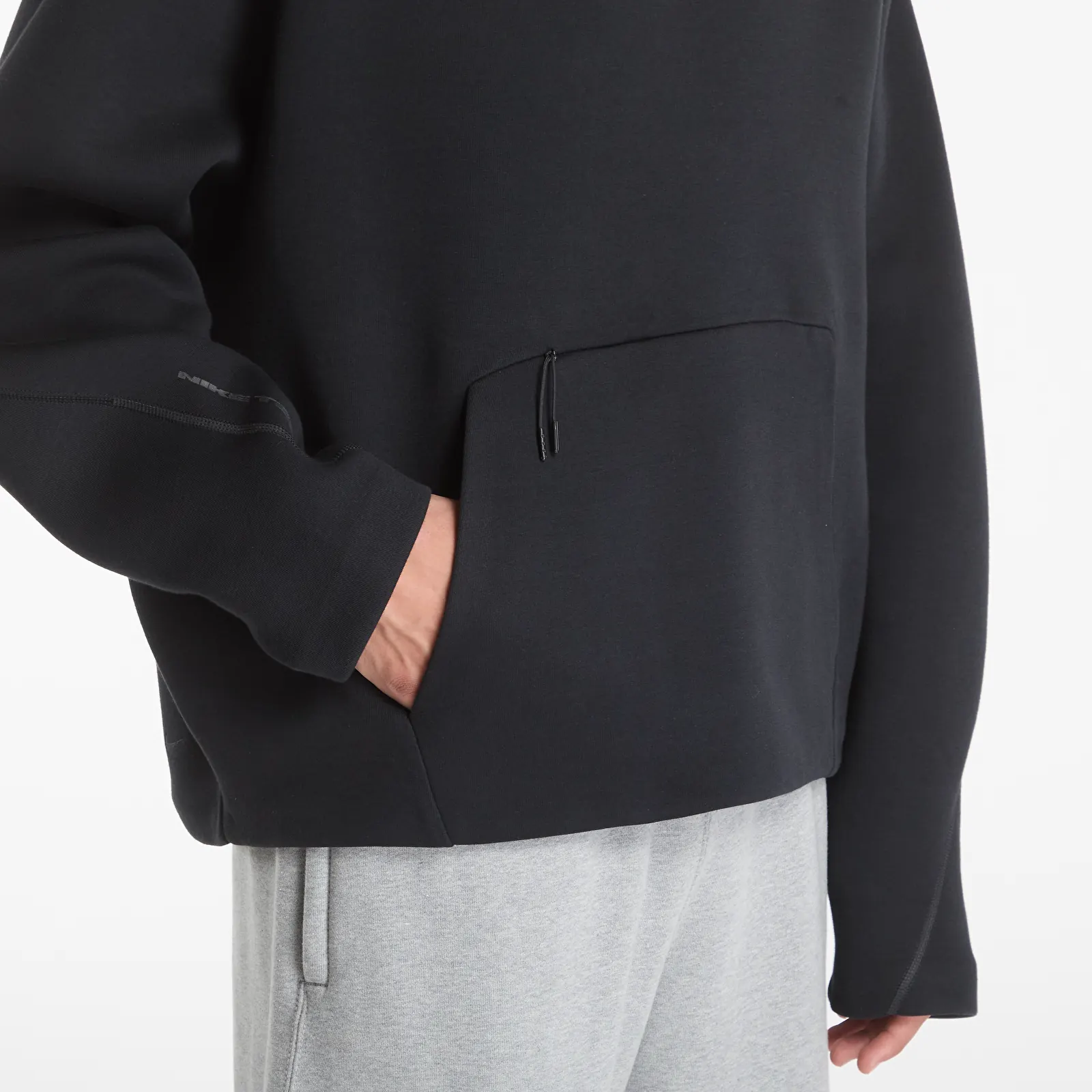 Hoodies en truien Nike Tech Men's Fleece Pullover Hoodie Black/ Black