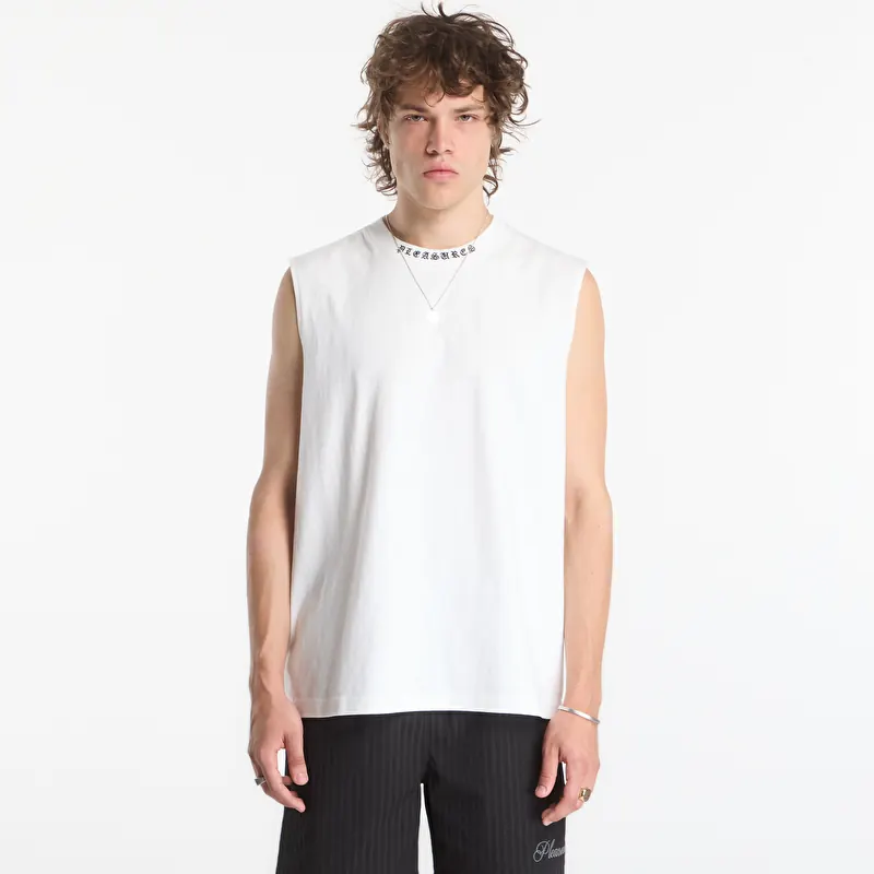 PLEASURES Sorrow Sleeveless Shirt White