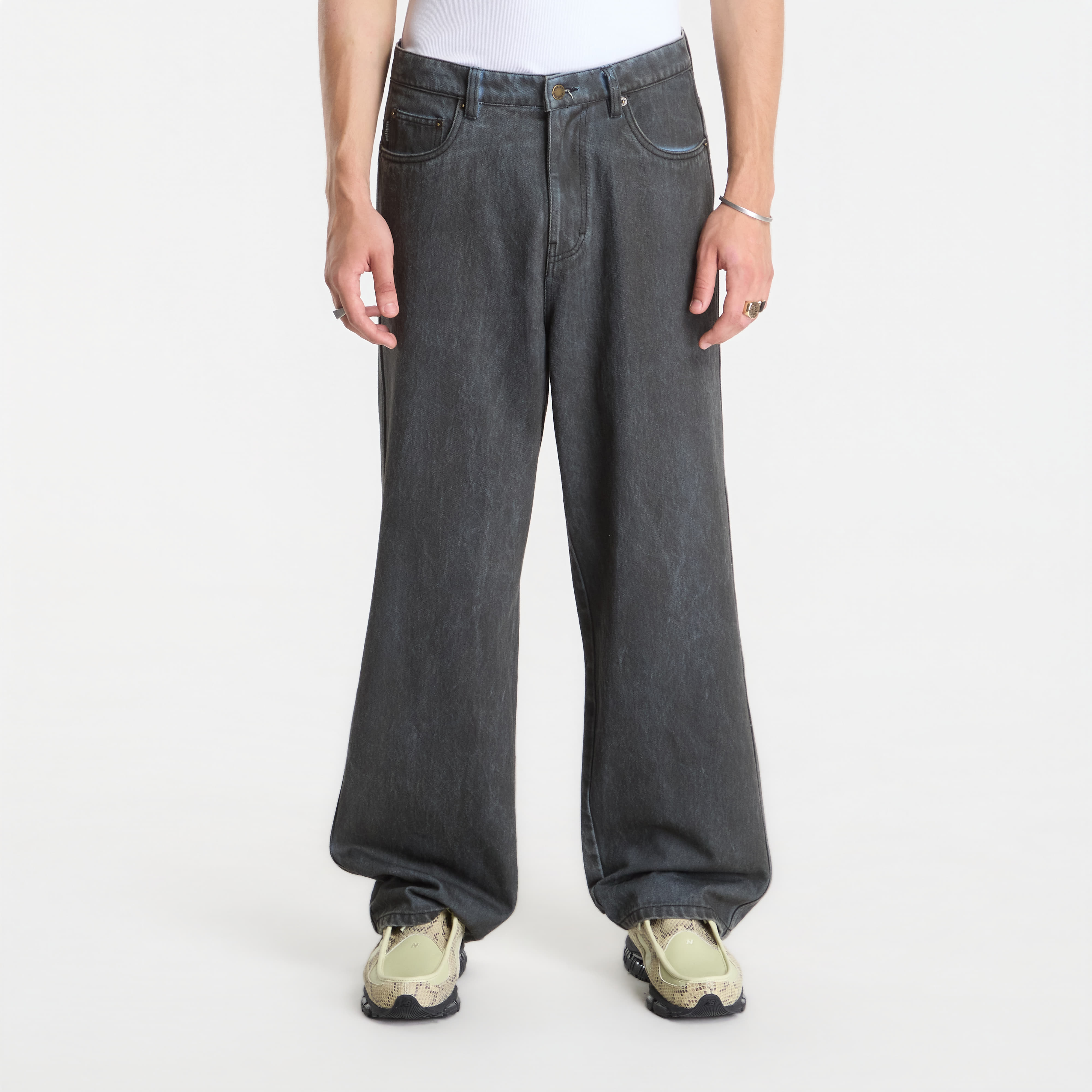 Дънки PLEASURES Spray Formula Baggy Jeans Black 34