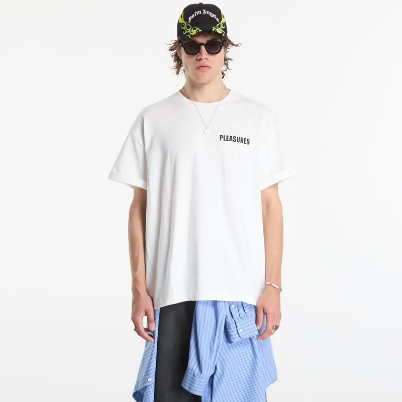 PLEASURES Impact Heavyweight Shirt White
