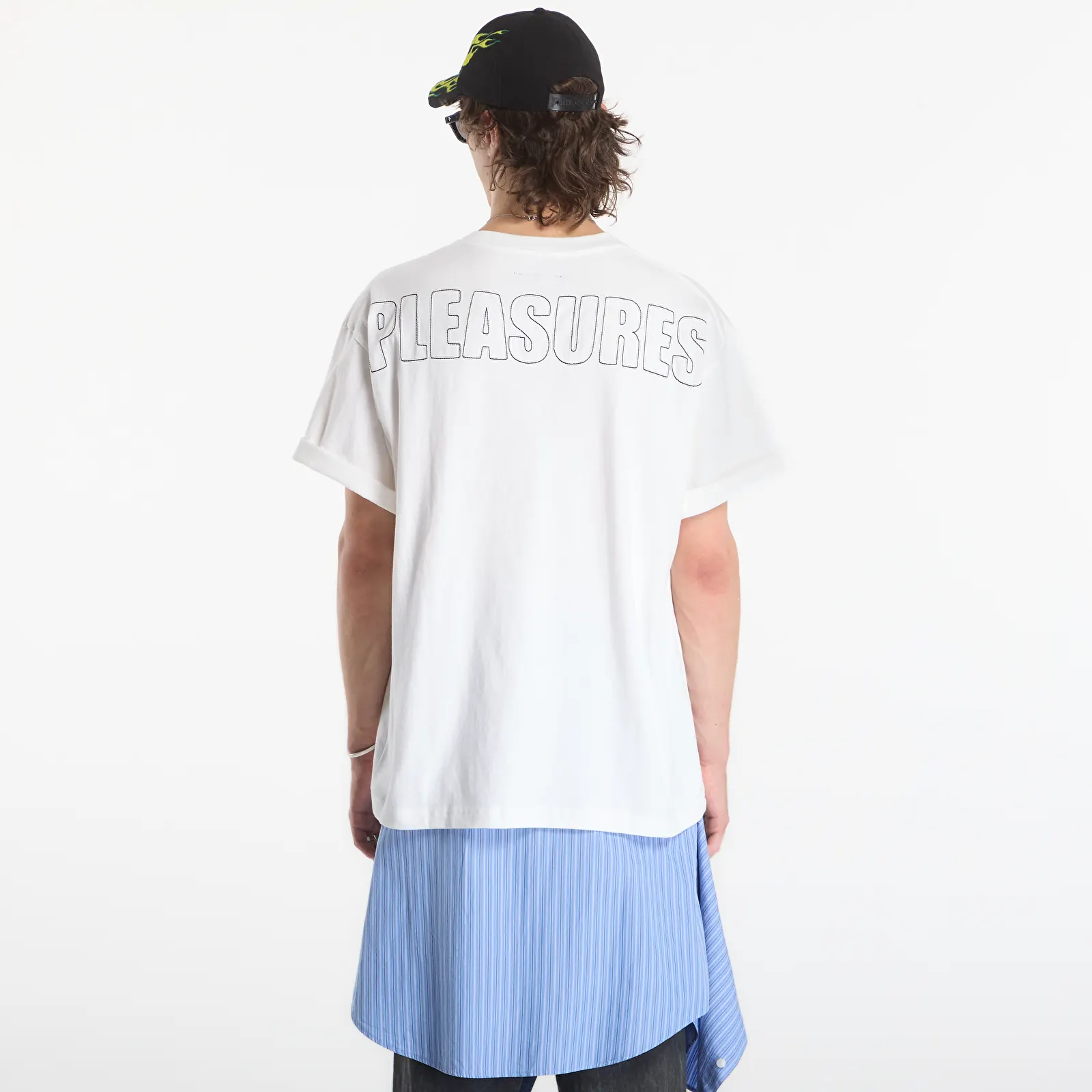 T-shirts PLEASURES Impact Heavyweight Shirt White