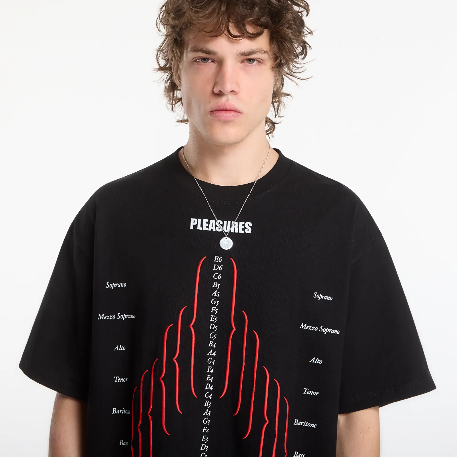 Camisetas PLEASURES Choir Heavyweight Shirt Black