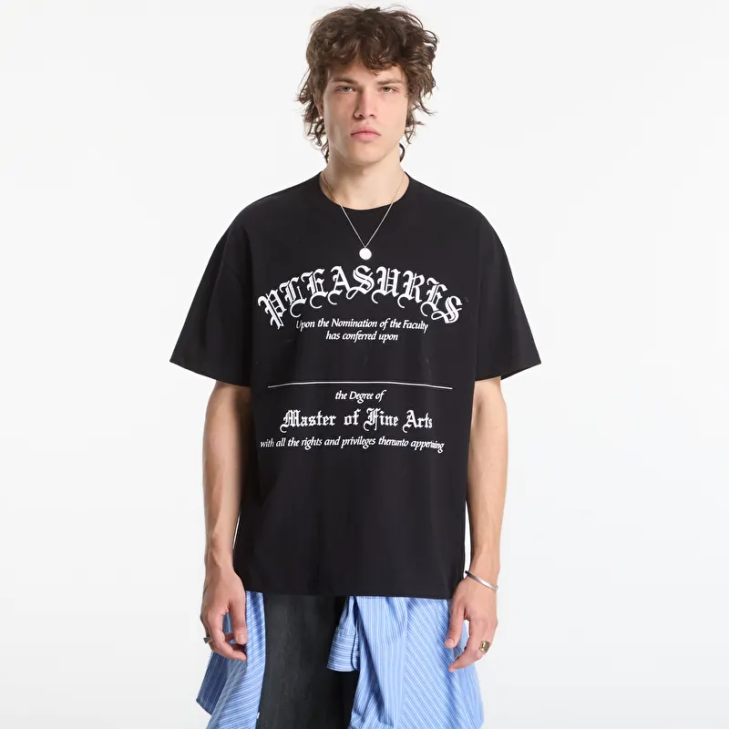 T-shirt PLEASURES Degree T-Shirt Black