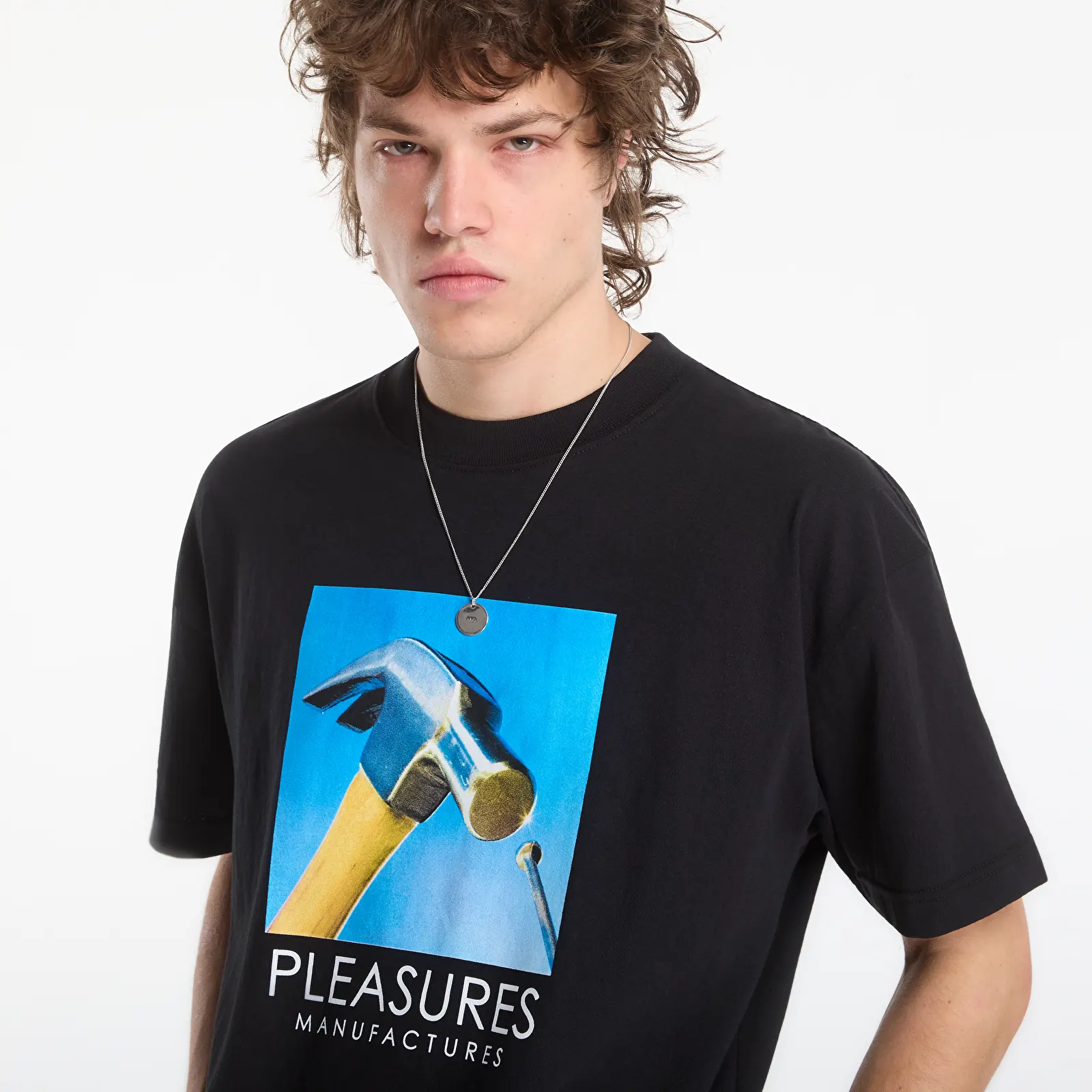 T-Shirts PLEASURES Hammer T-Shirt Black