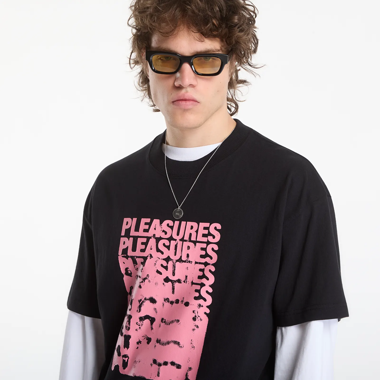 T-shirts PLEASURES Immolate T-Shirt Black