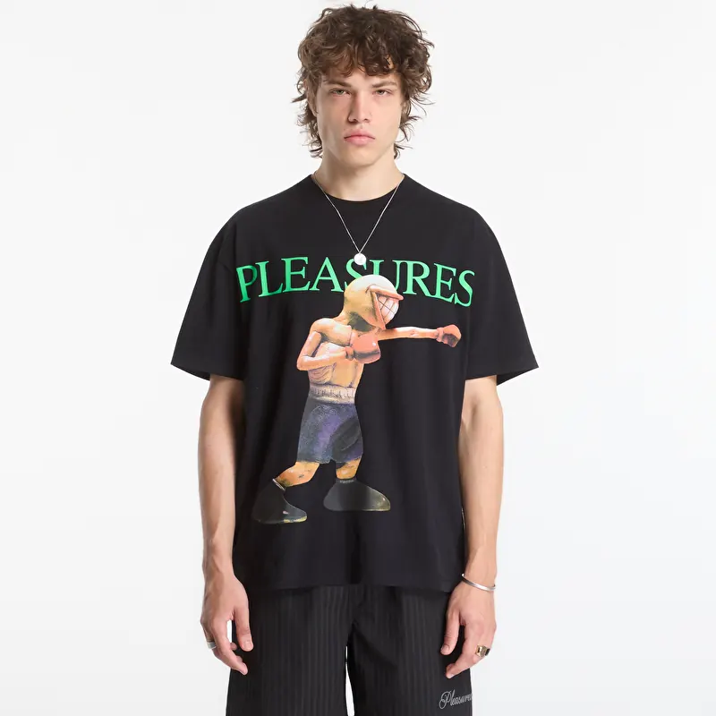 PLEASURES Animals T-Shirt Black