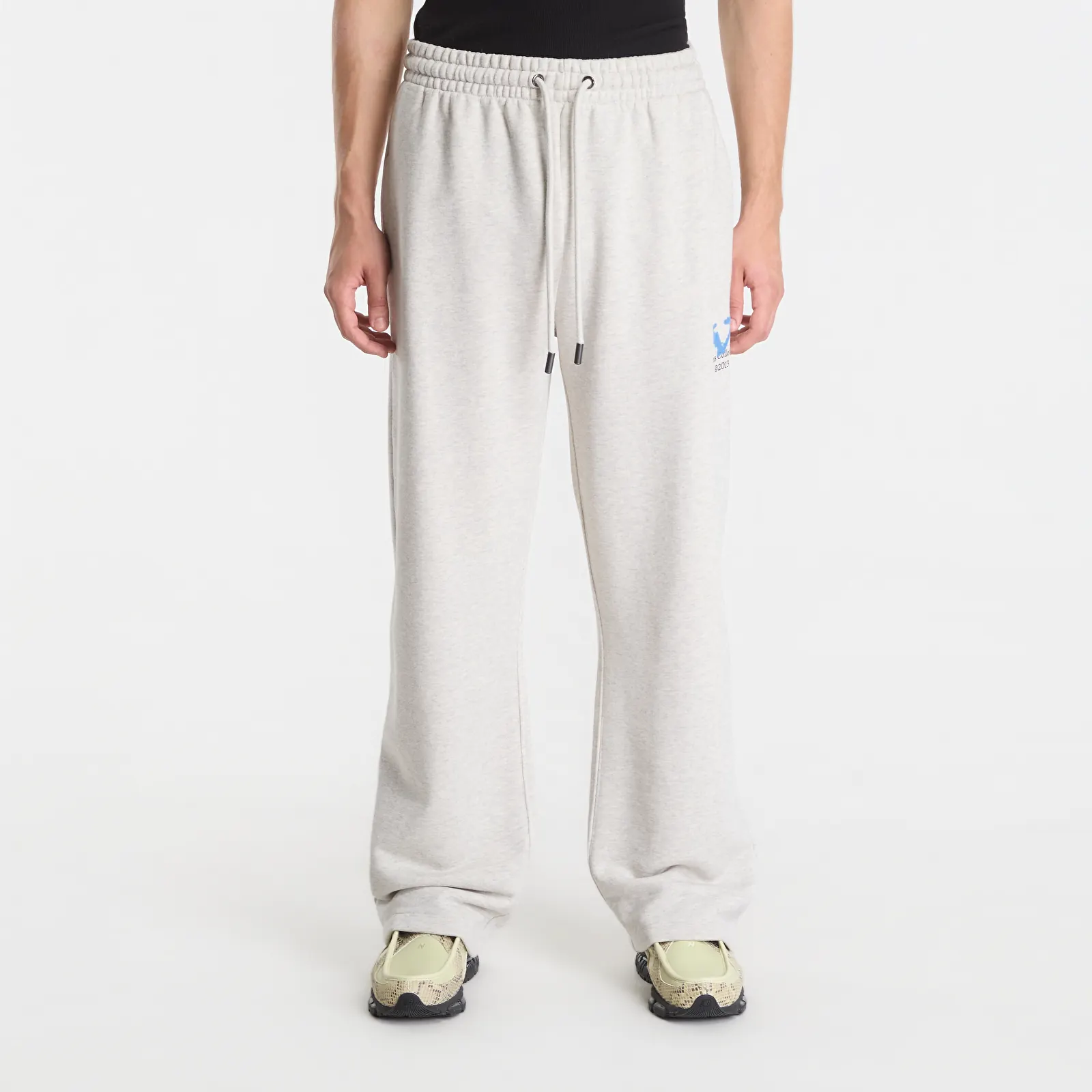 Jogginghosen Off-White Blue Half Arrow Sweatpant Grey Melange