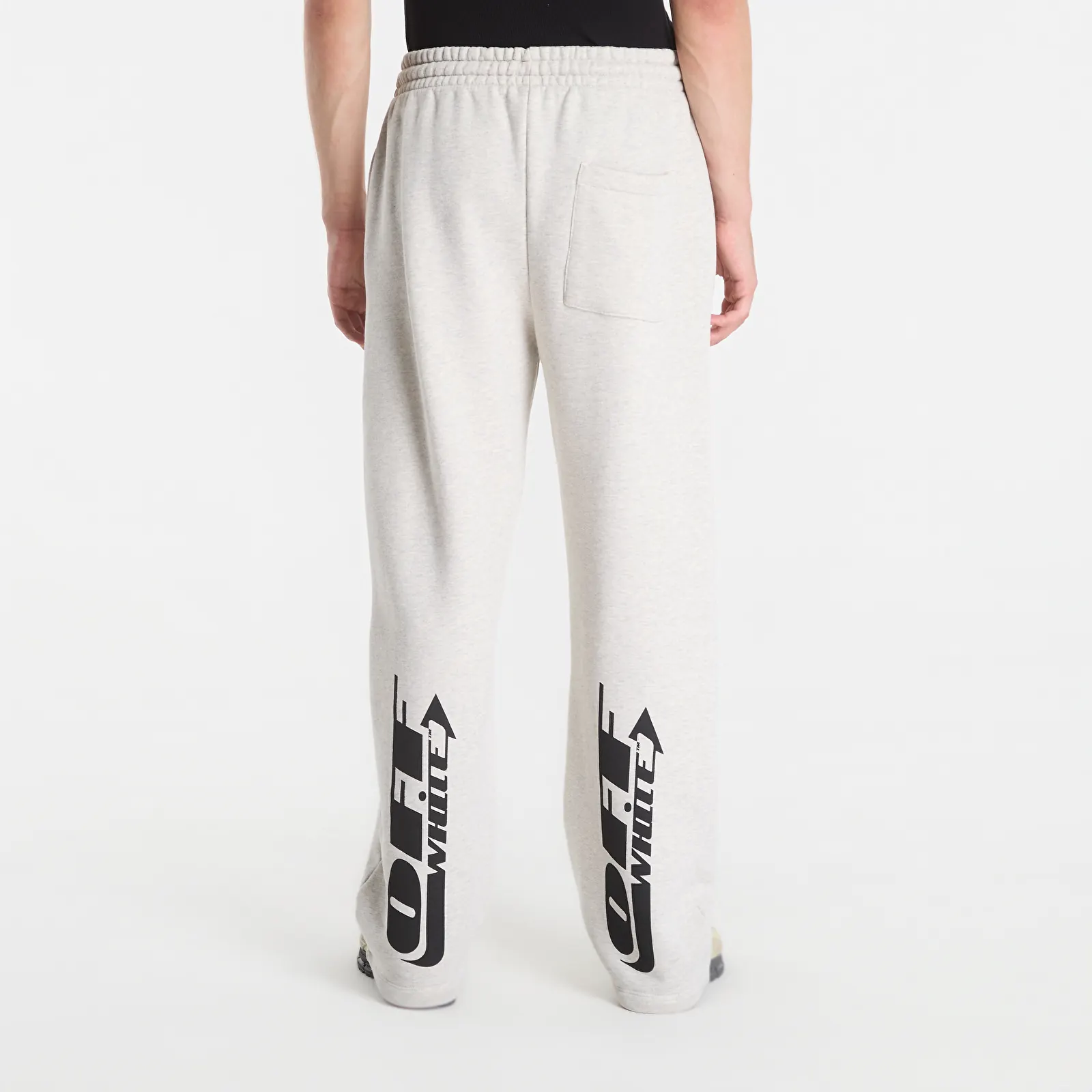 Jogginghosen Off-White Blue Half Arrow Sweatpant Grey Melange