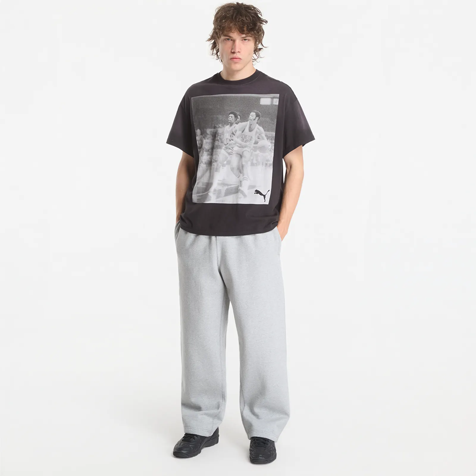 Tricouri  Puma Memory Lane Tee I Puma Black