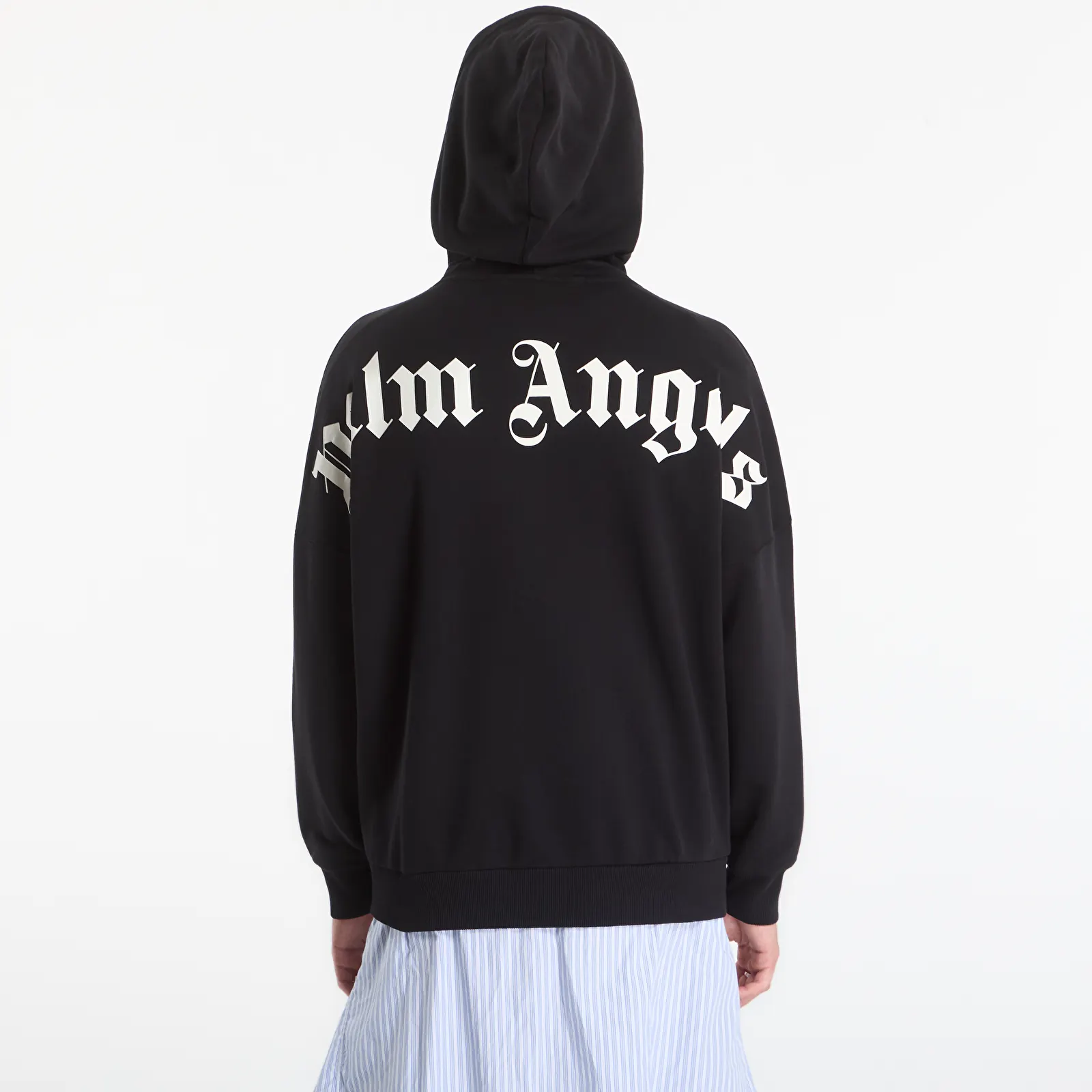 Hoodies en truien Palm Angels Classic Logo Over Hoodie Black/ Off White