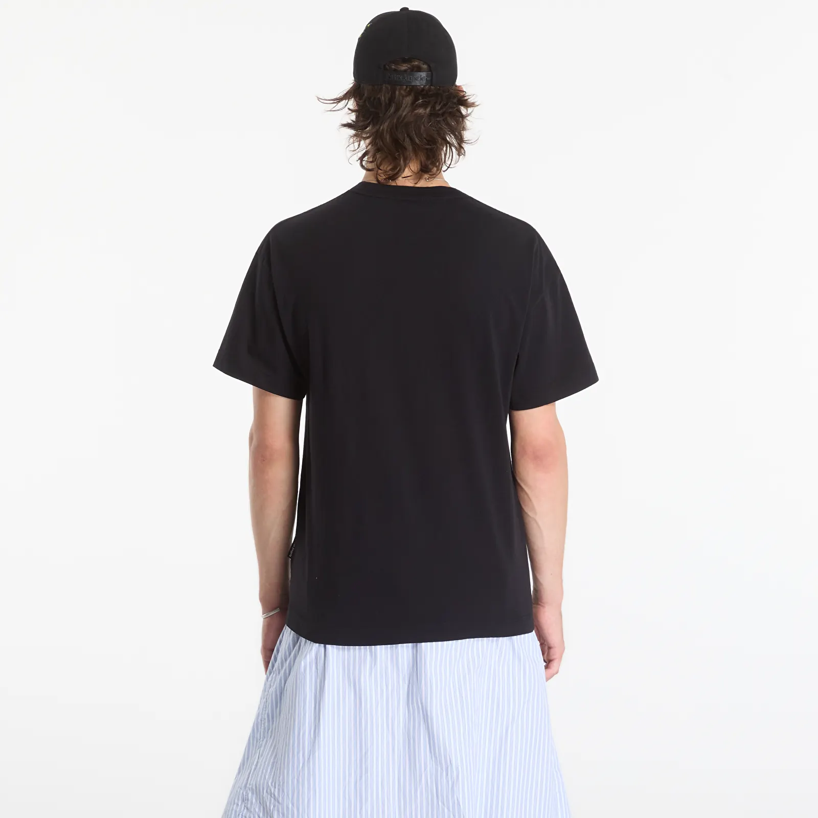 T-krekli Palm Angels Stamp Logo Regular Tee Black/ Off White