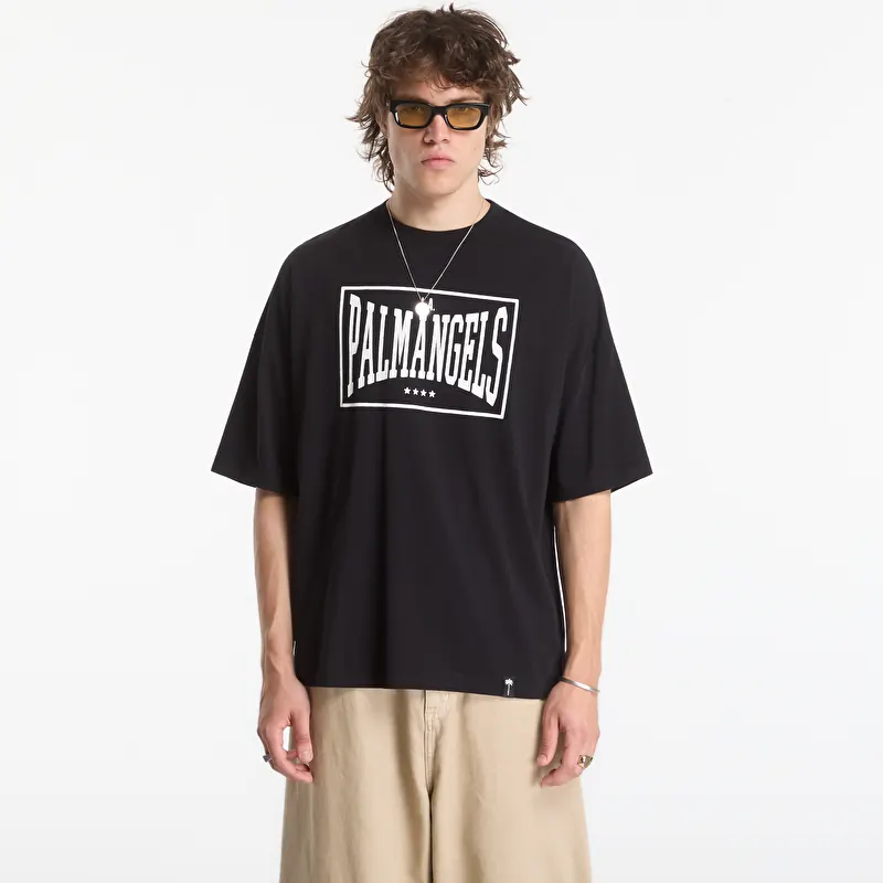 Palm Angels Vintage Box Logo Loose Tee Black/ Off White