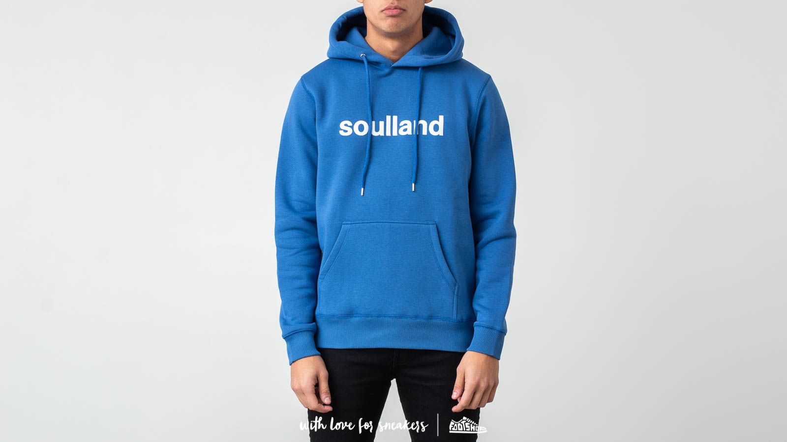 Hoodies and sweatshirts Soulland Logic Googie Hoodie Blue | Footshop