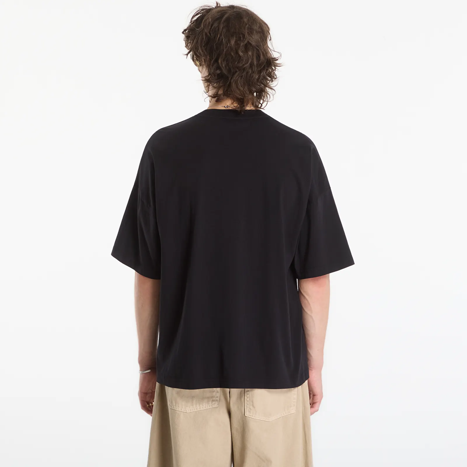 T-Shirts Palm Angels Vintage Box Logo Loose Tee Black/ Off White
