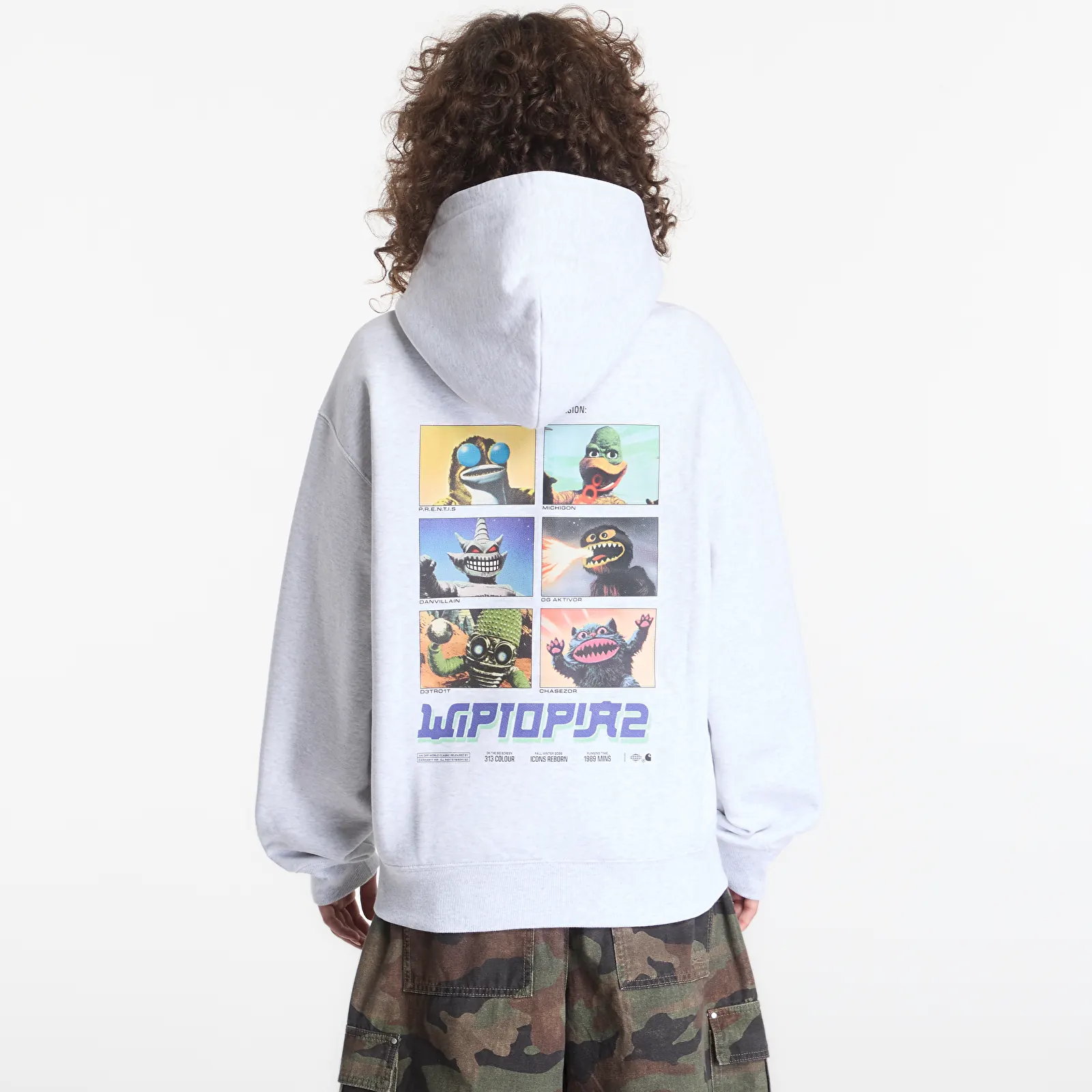 Hættetrøjer og sweatshirts Carhartt WIP Hooded Wiptopia II Sweat UNISEX Ash Heather