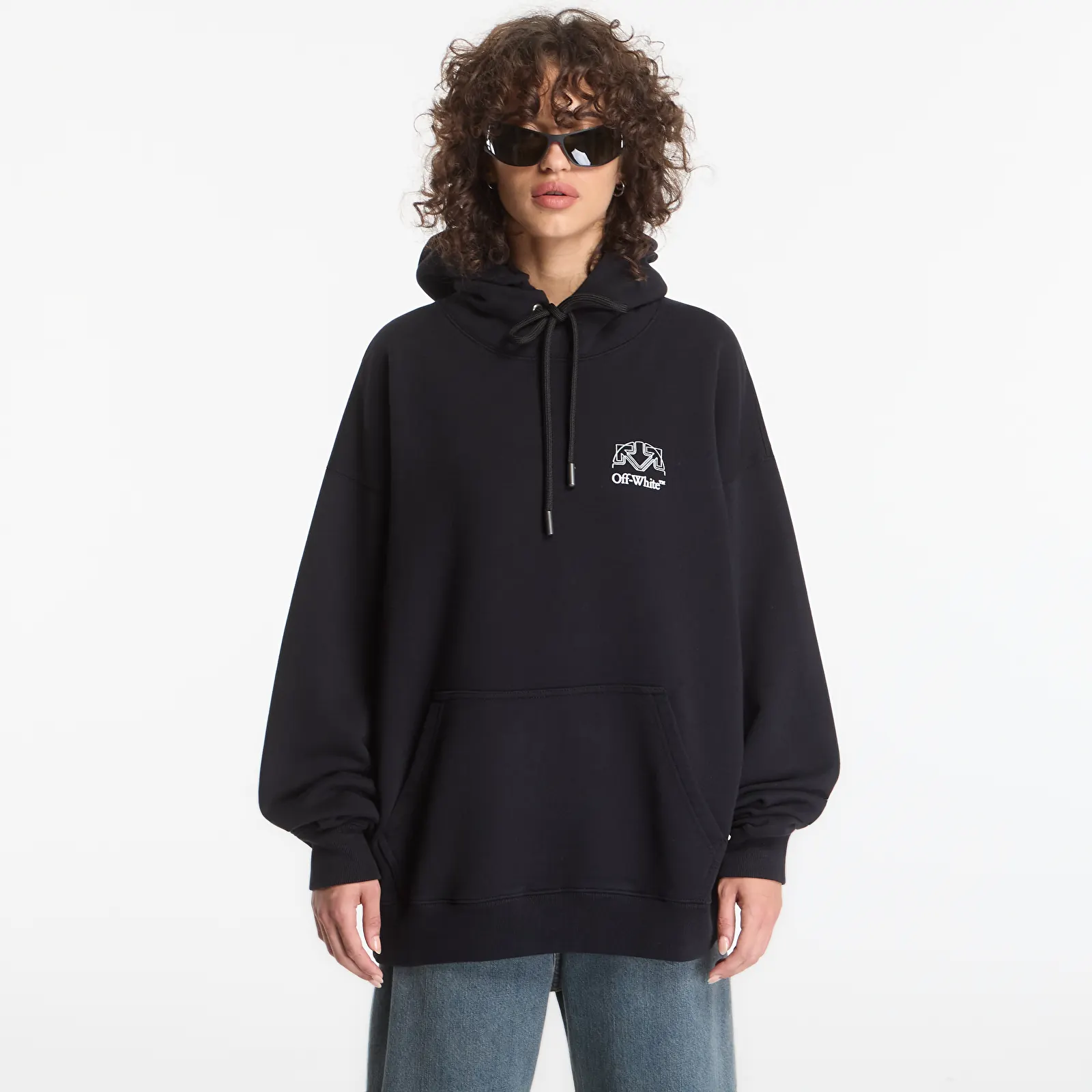 Hoodies and sweatshirts  Off-White Offline Half Arrow Skate Hoodie UNISEX Black